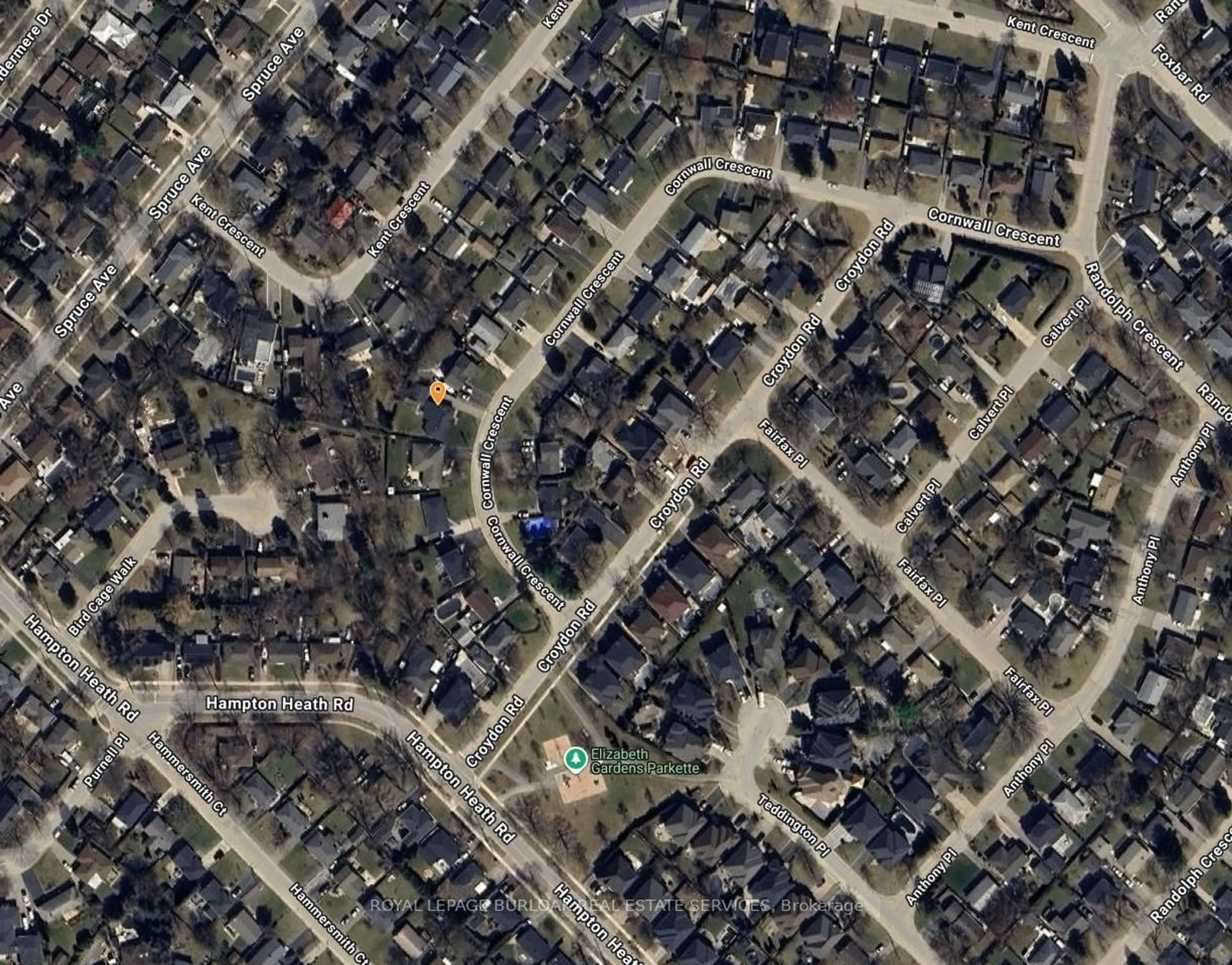 Picture of a map for 5411 Cornwall Cres, Burlington Ontario L7L 3K2