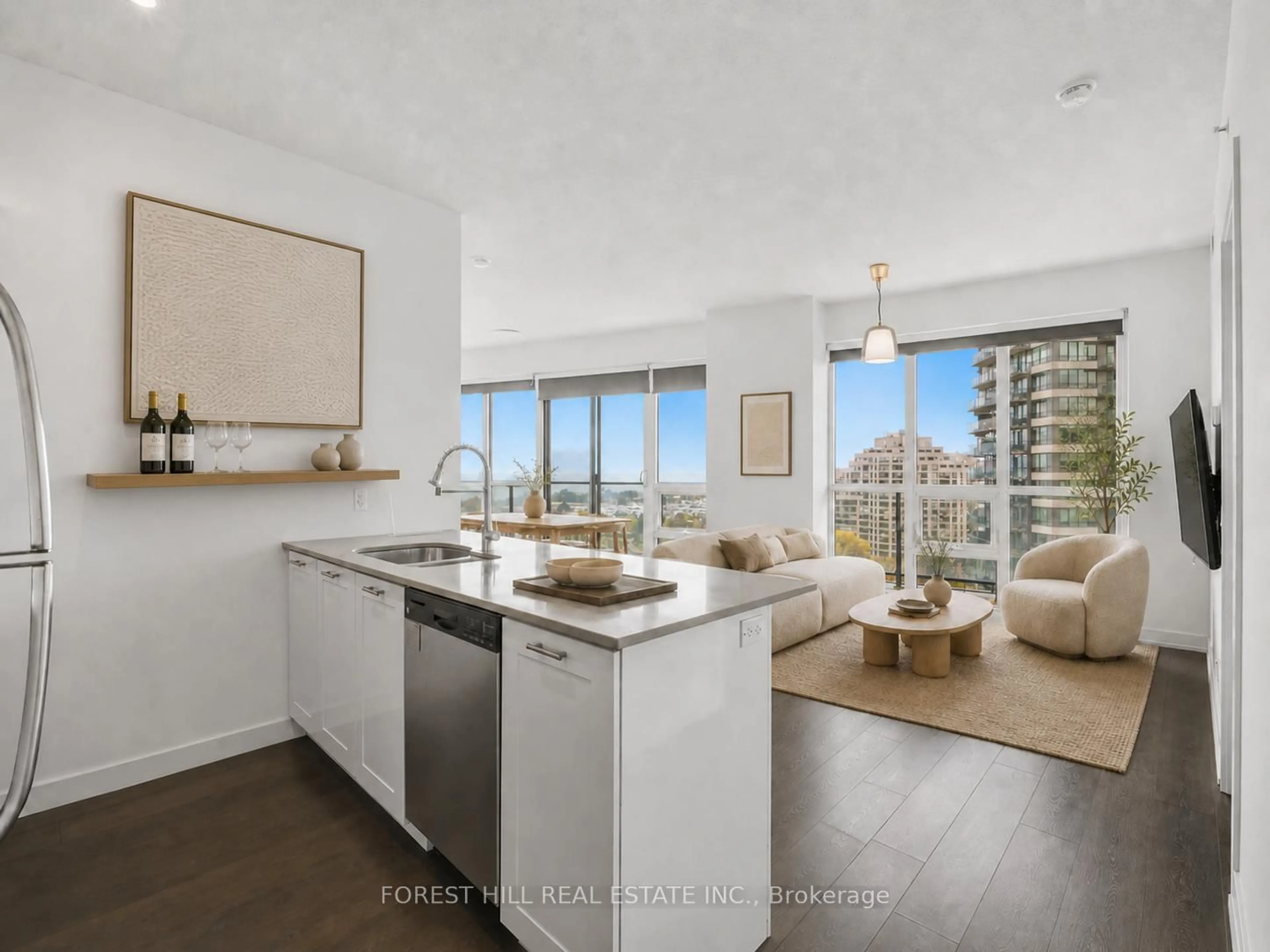 Open concept kitchen, unknown for 2212 Lake Shore Blvd #1603, Toronto Ontario M8V 0C2