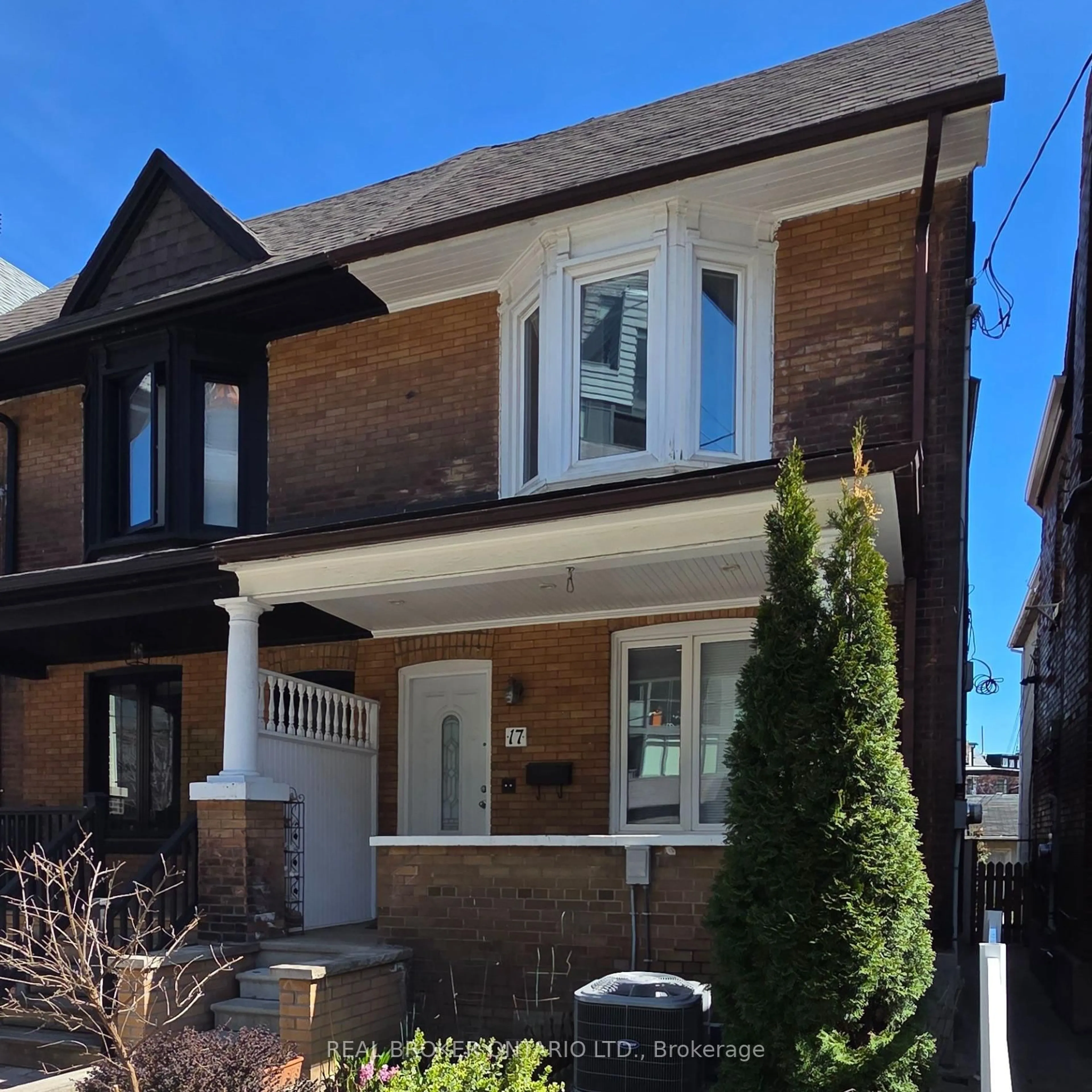 Home with brick exterior material, street for 17 Howard Park Ave, Toronto Ontario M6R 1V3