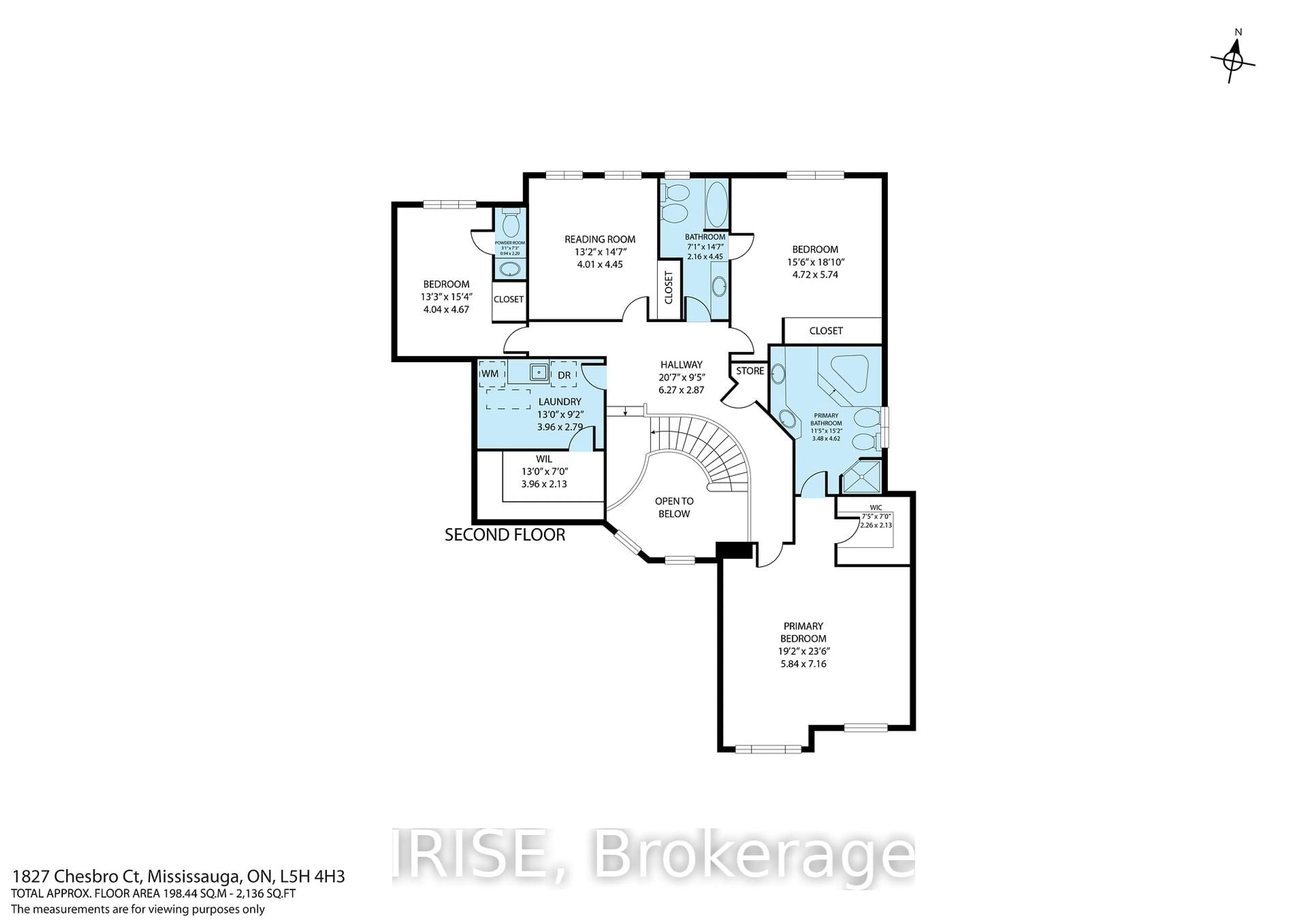 Floor plan for 1827 Chesbro Crt, Mississauga Ontario L5H 4H3