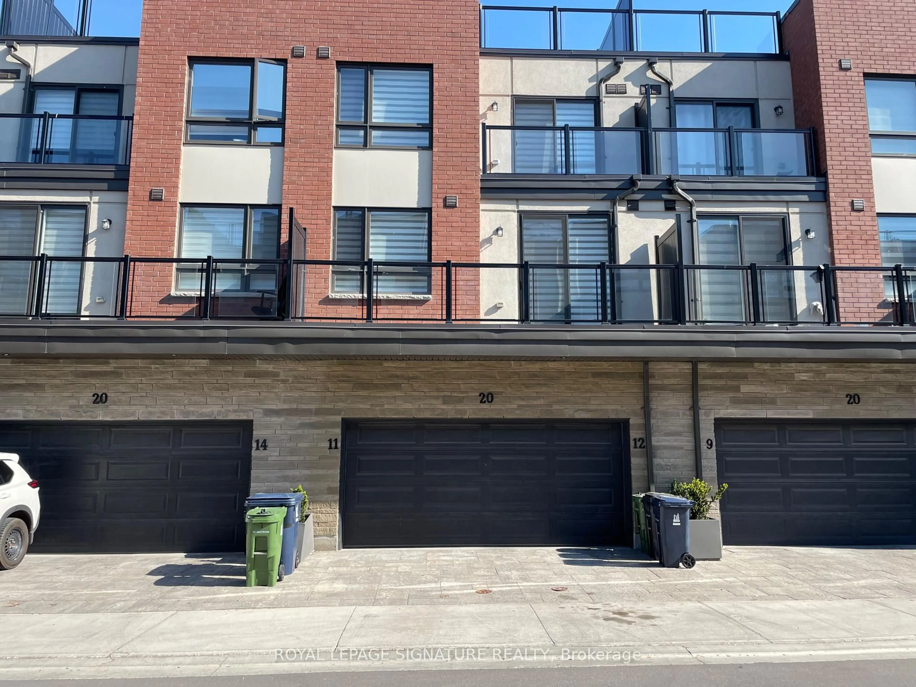 Home with brick exterior material, street for 20 WoodStream Dr #11, Toronto Ontario M9W 0G1