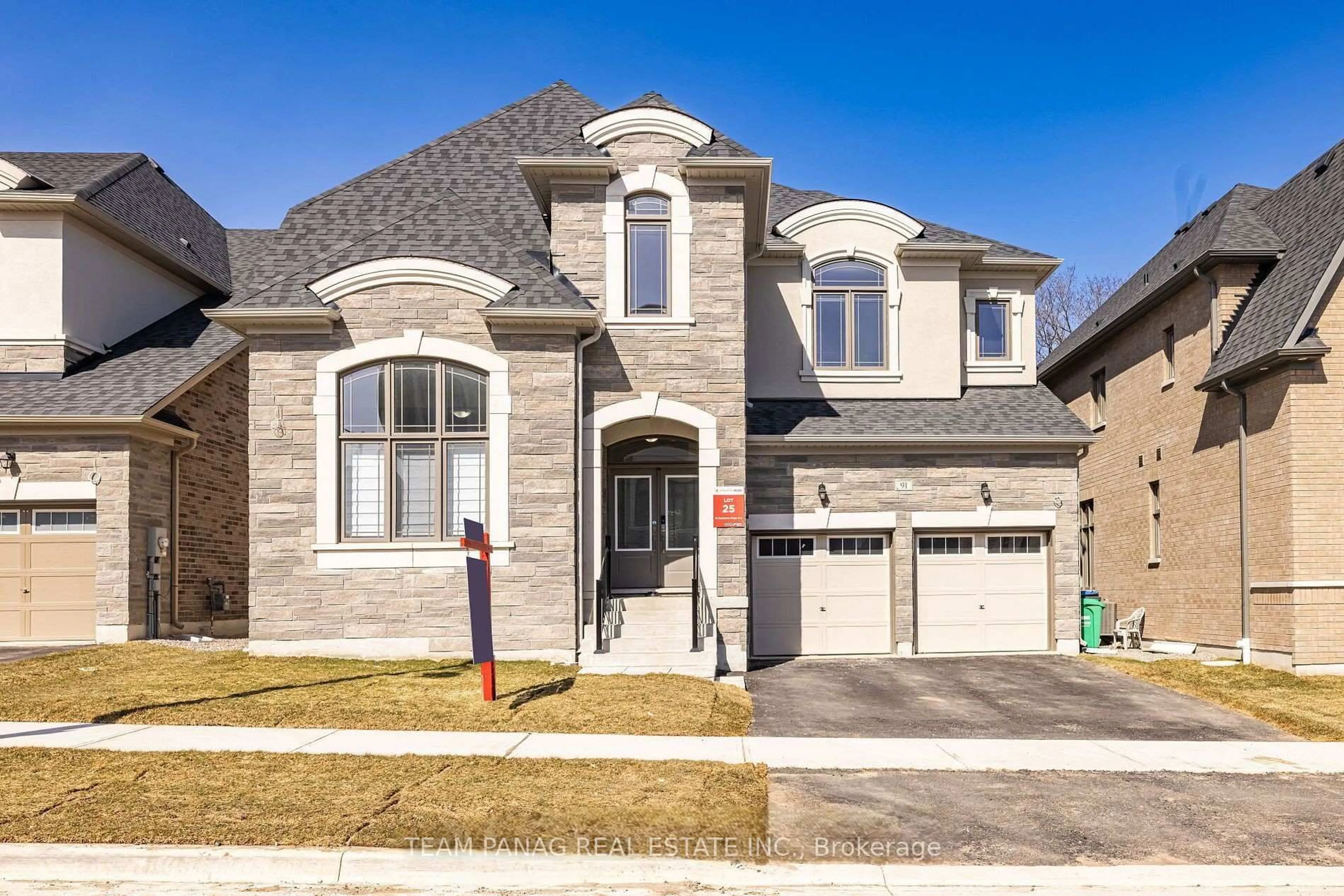 Home with brick exterior material, street for 91 Raspberry Ridge Ave, Caledon Ontario L7C 4N2