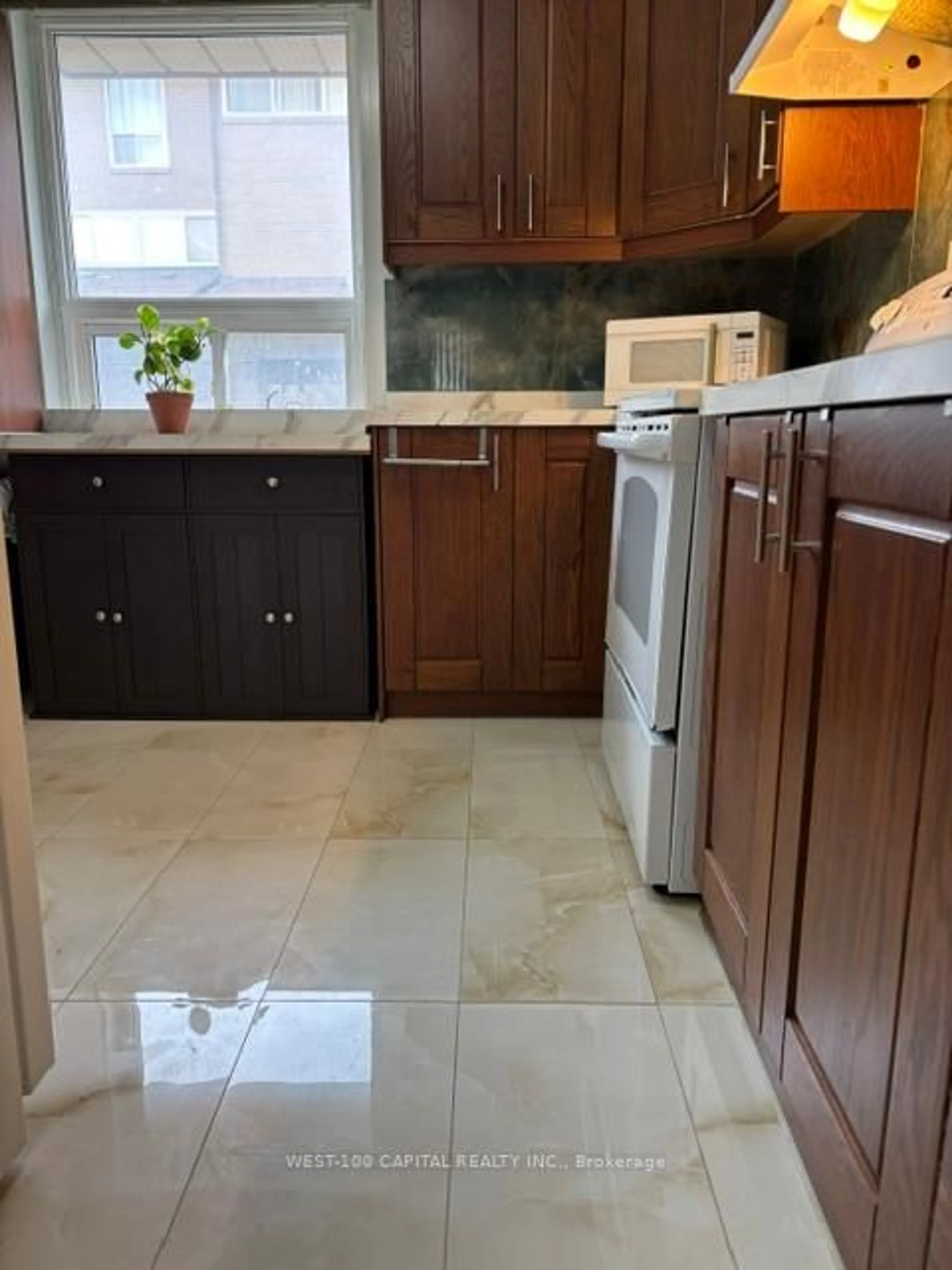 Standard kitchen, ceramic/tile floor for 246 John Garland Blvd ##73, Toronto Ontario M9V 1N8
