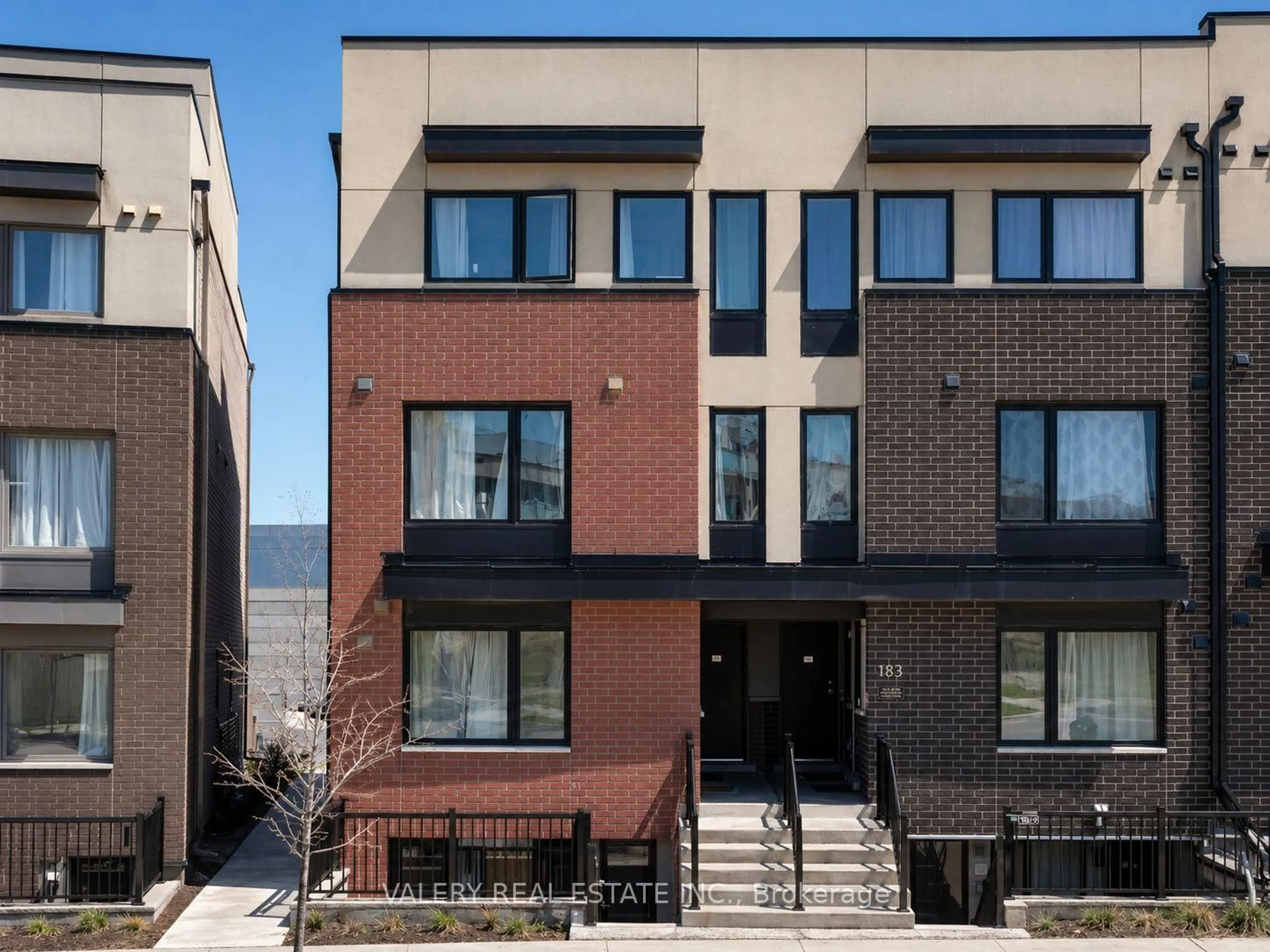 Home with brick exterior material, street for 183 William Duncan Rd #1, Toronto Ontario M3K 0B7