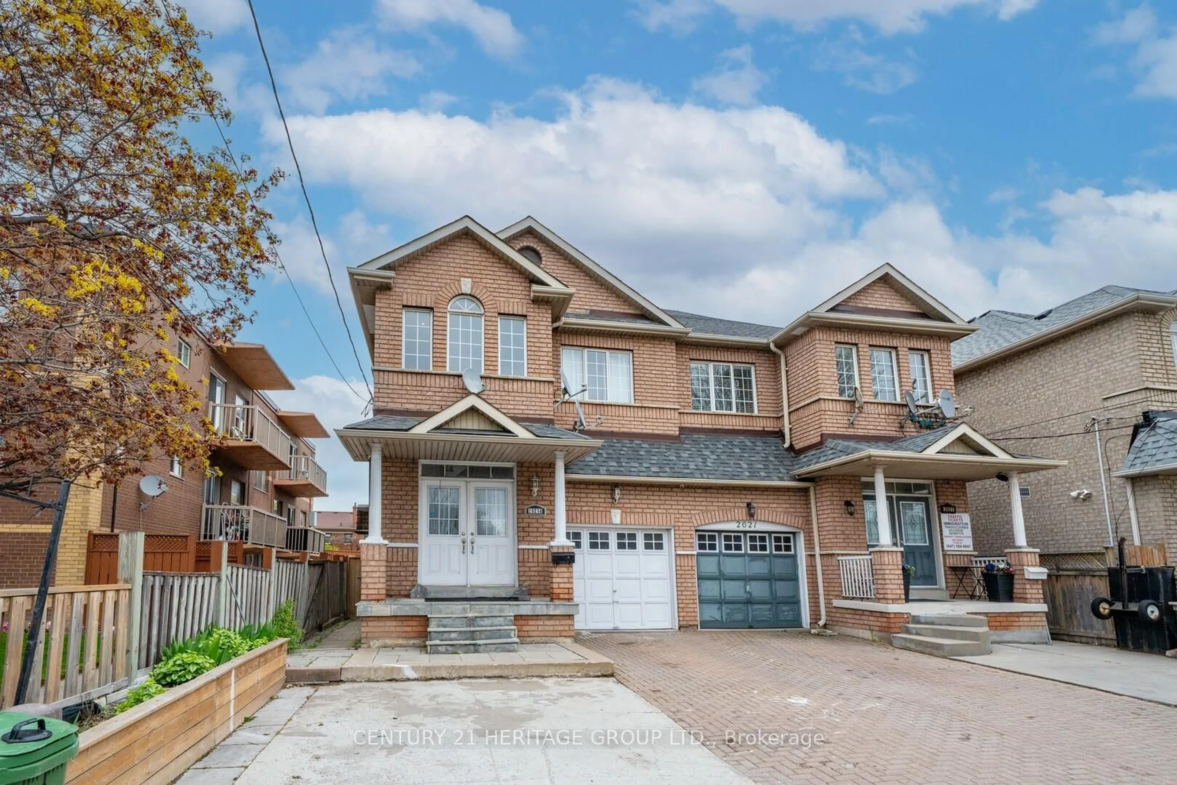 Home with brick exterior material, street for 2621A Keele St, Toronto Ontario M6L 2P2