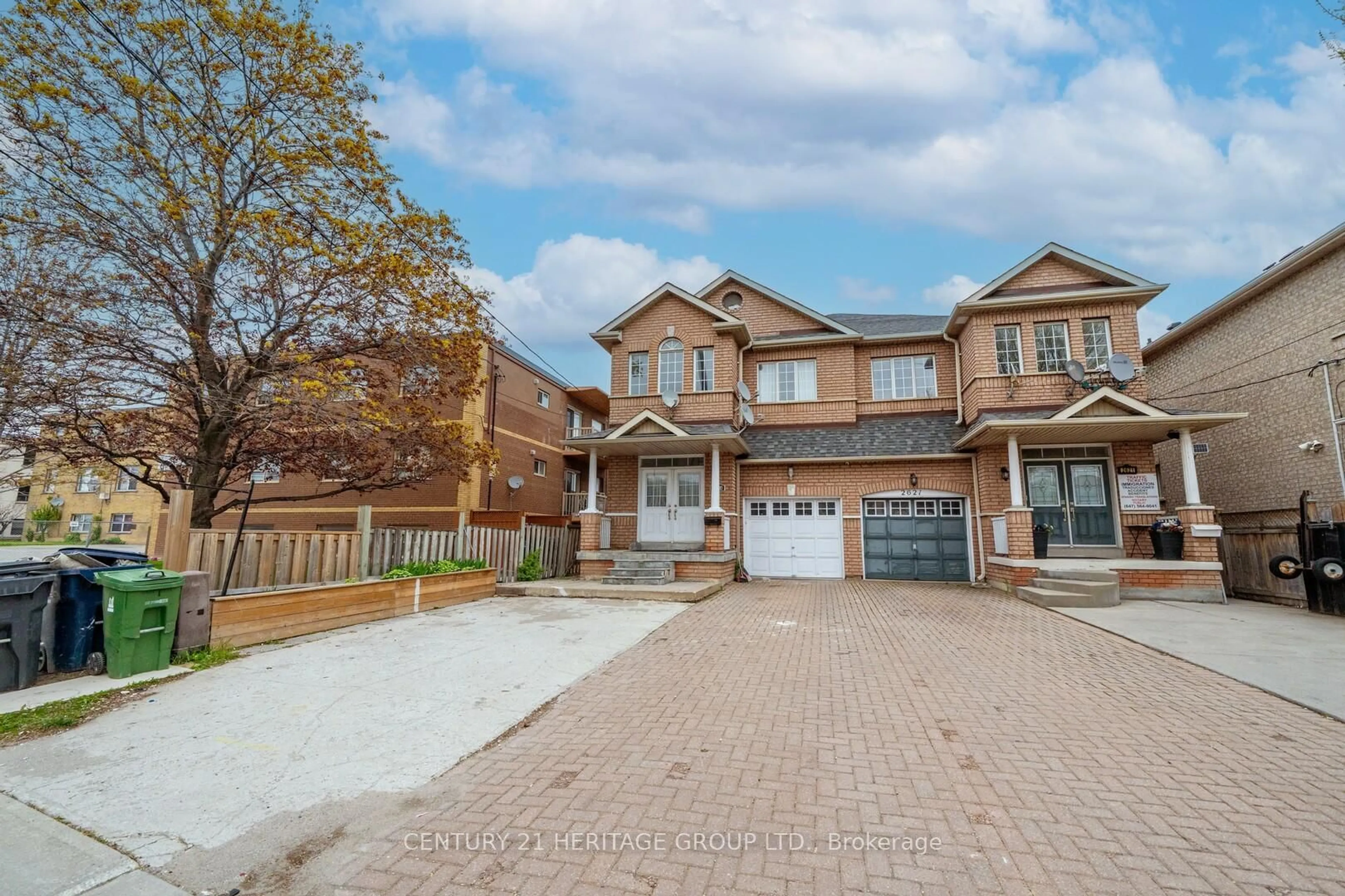 Home with brick exterior material, street for 2621A Keele St, Toronto Ontario M6L 2P2