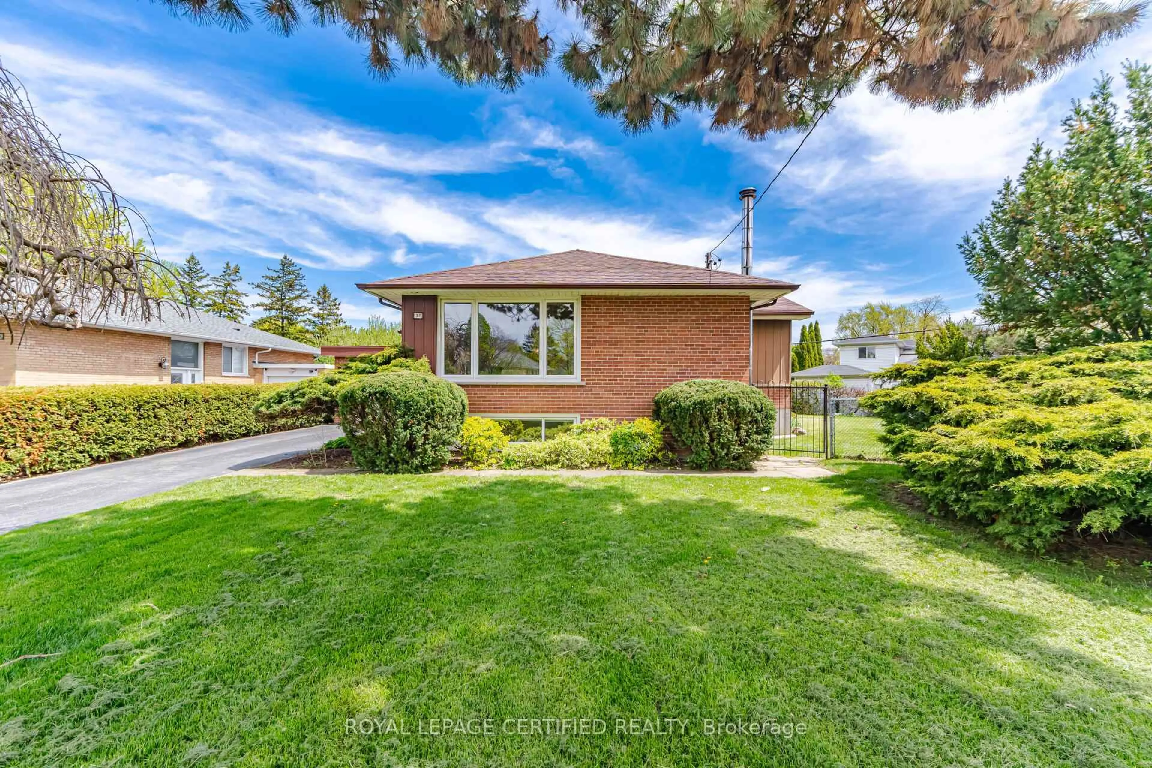 Home with brick exterior material, street for 34 Warbeck Pl, Toronto Ontario M9R 3C3