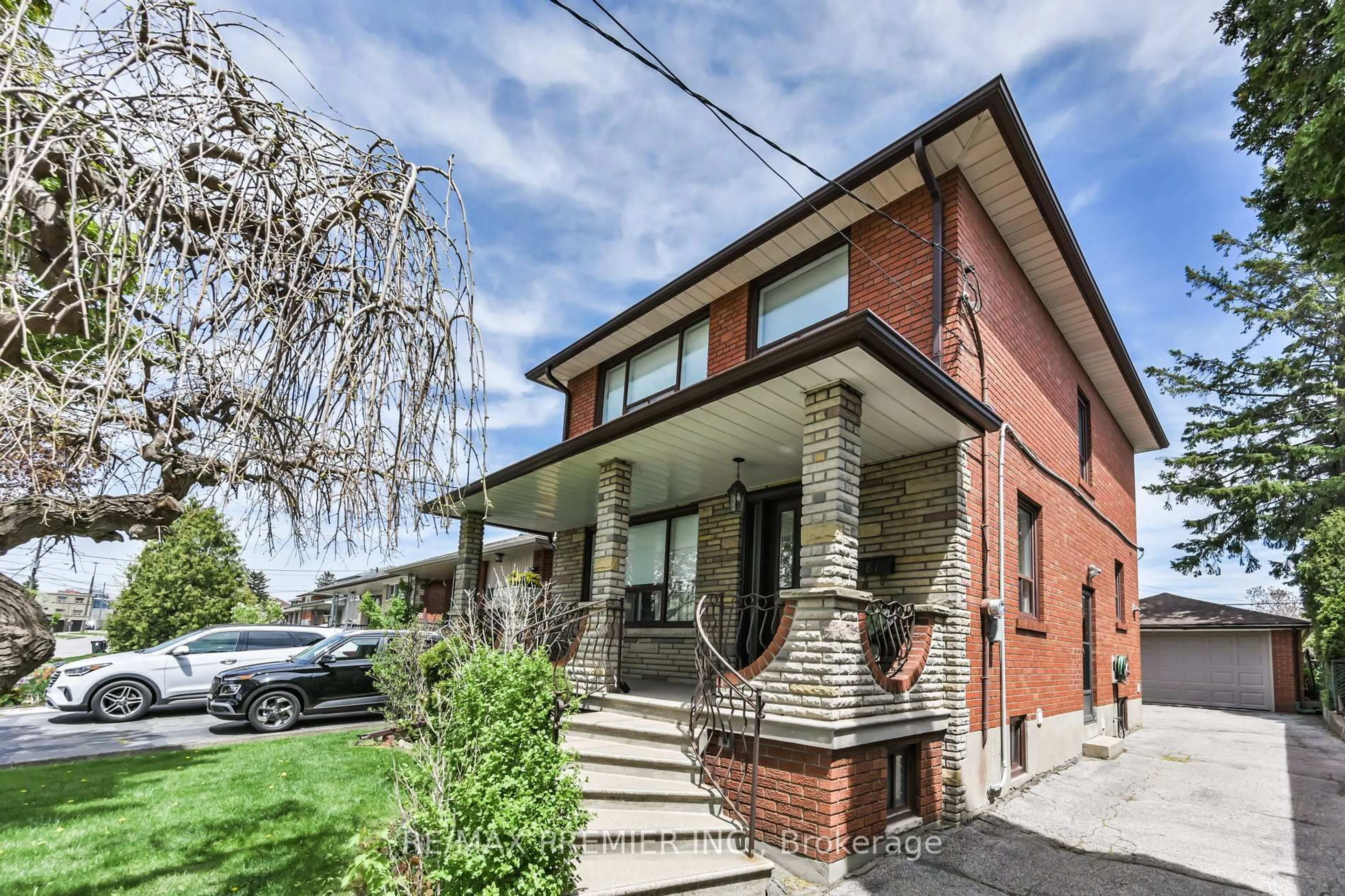 Home with brick exterior material, street for 81 Macleod St, Toronto Ontario M6L 2M8