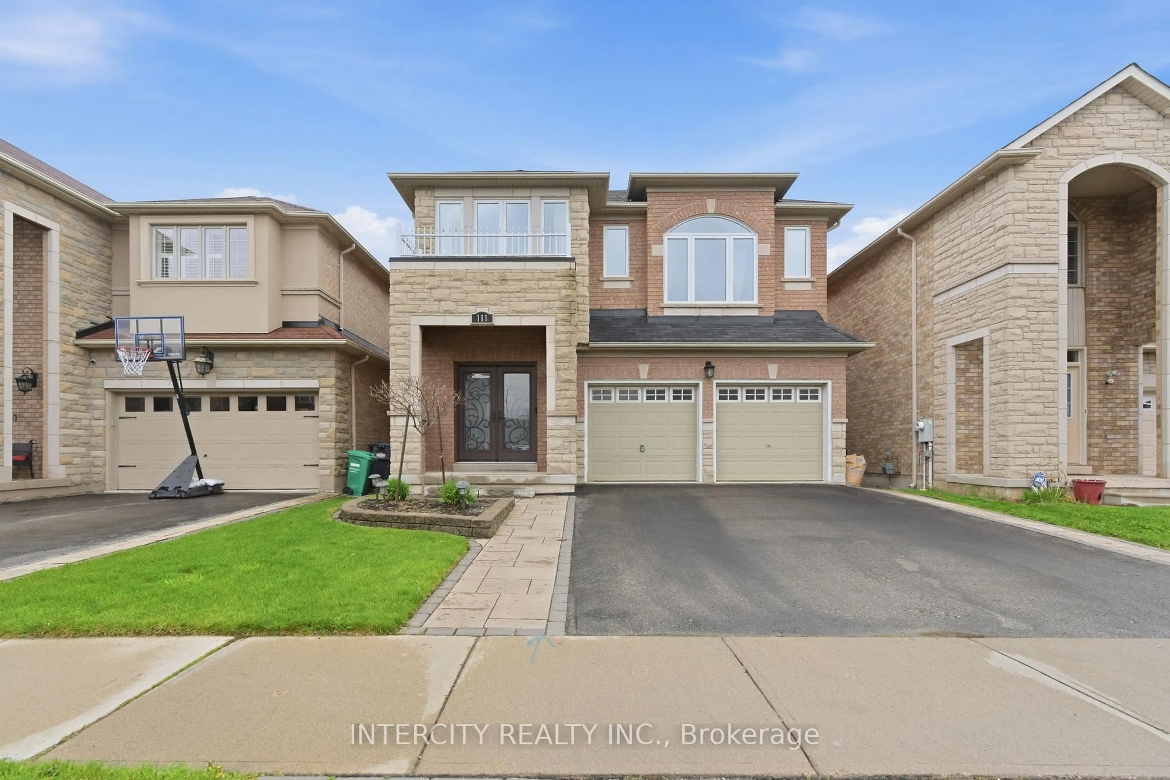 Home with brick exterior material, street for 111 Fandango Dr, Brampton Ontario L6X 0P8