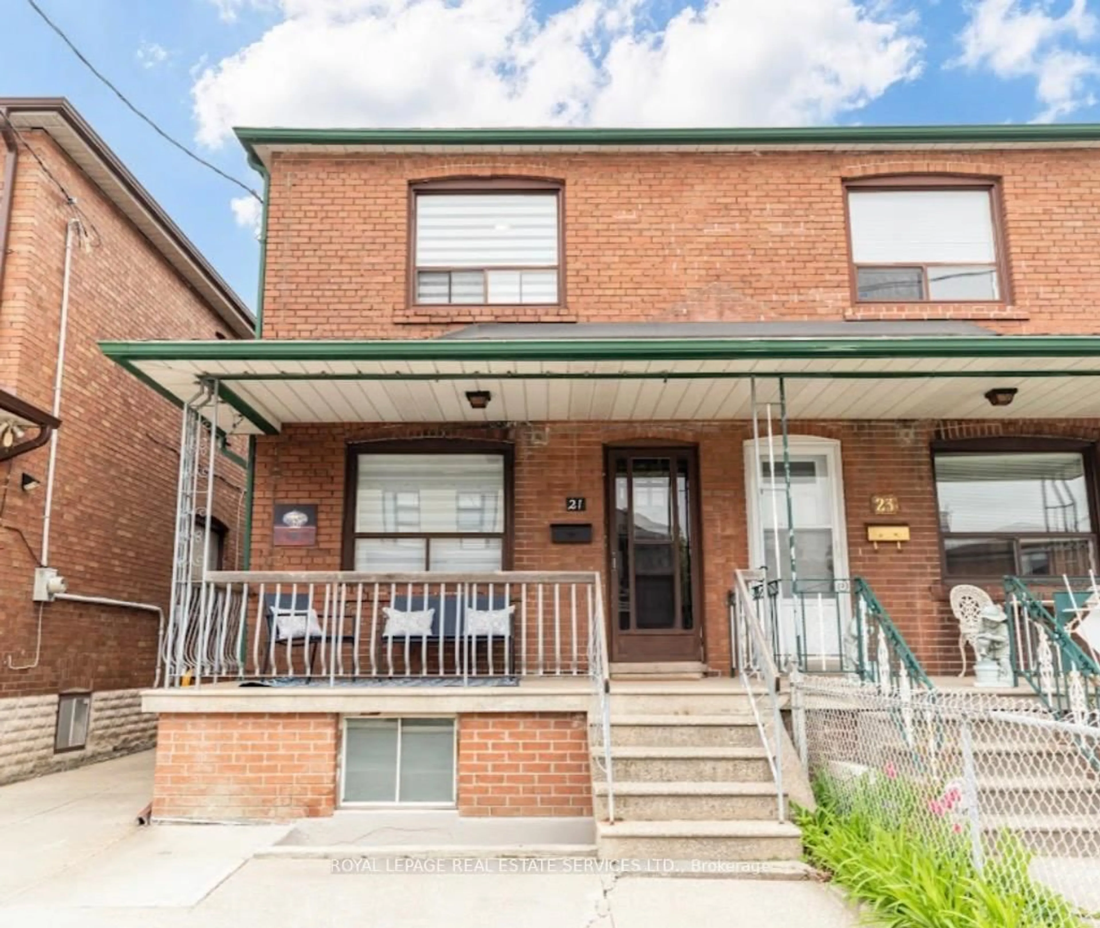 Home with brick exterior material, street for 21 Hatherley Rd, Toronto Ontario M6E 1V8