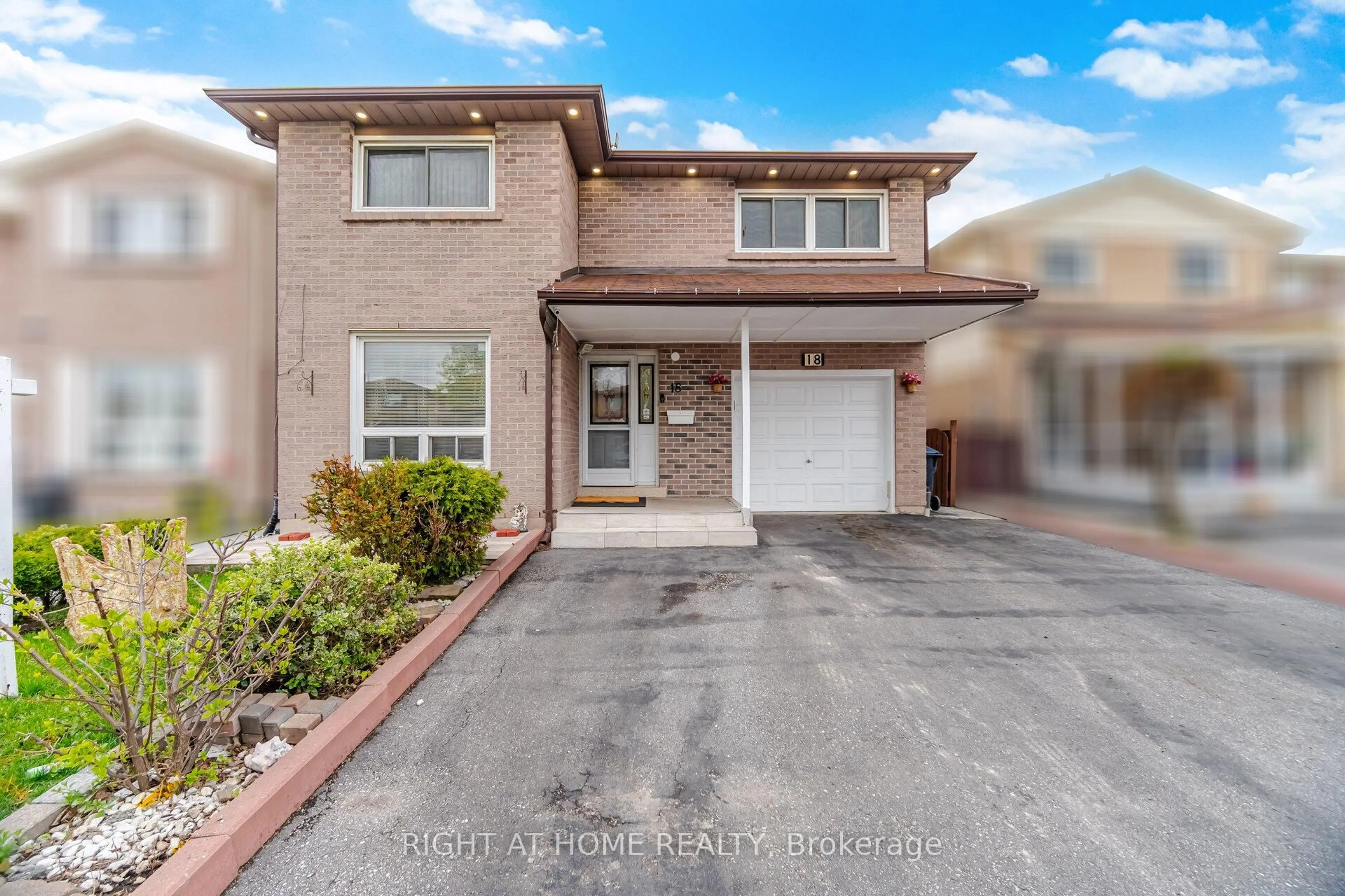 Home with brick exterior material, street for 18 Mercedes Dr, Toronto Ontario M9V 4T5