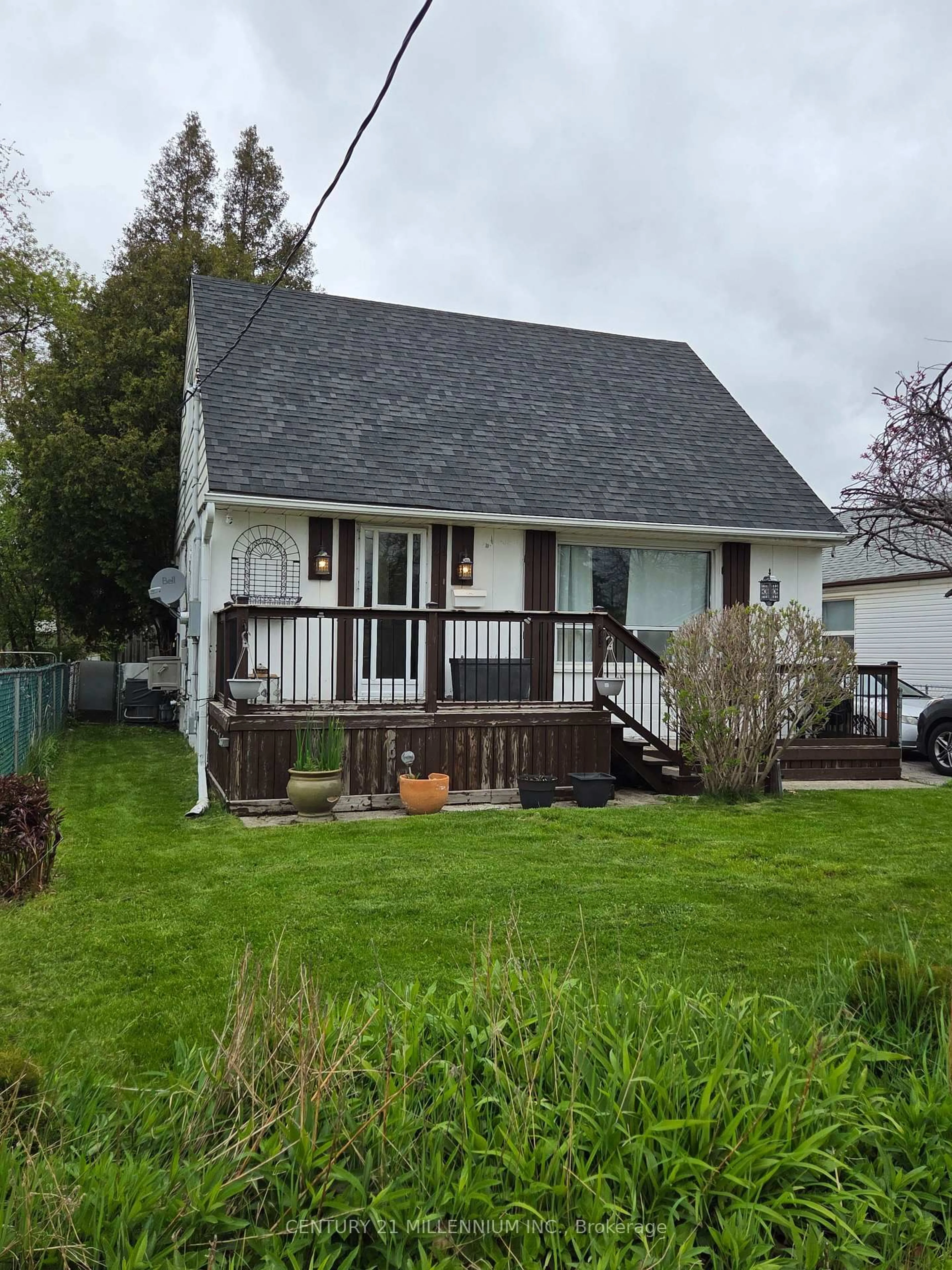 Home with vinyl exterior material, street for 24 Densmore Ave, Toronto Ontario M9W 1V2