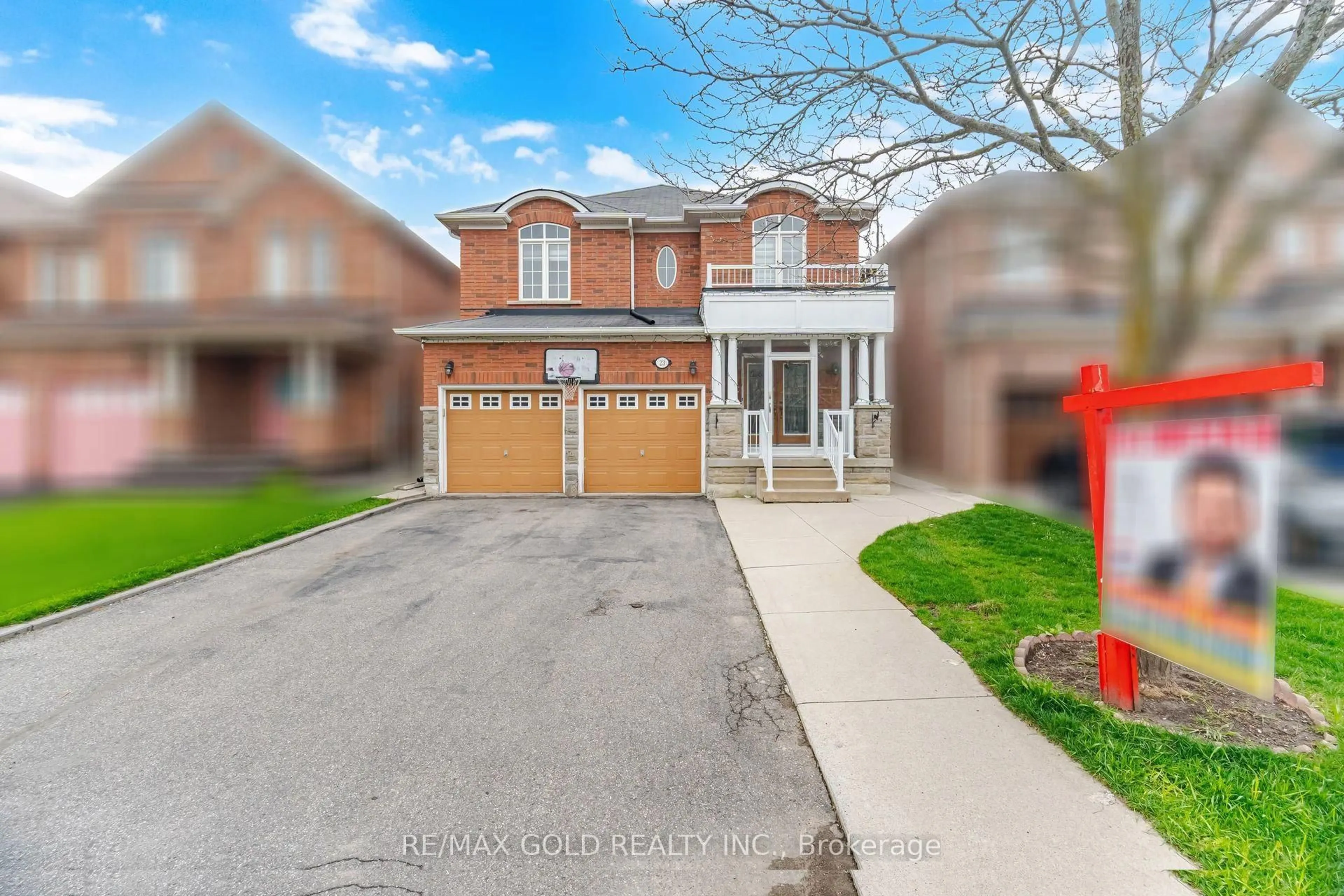 Home with brick exterior material, street for 23 Millsborough Rd, Brampton Ontario L6P 2A1
