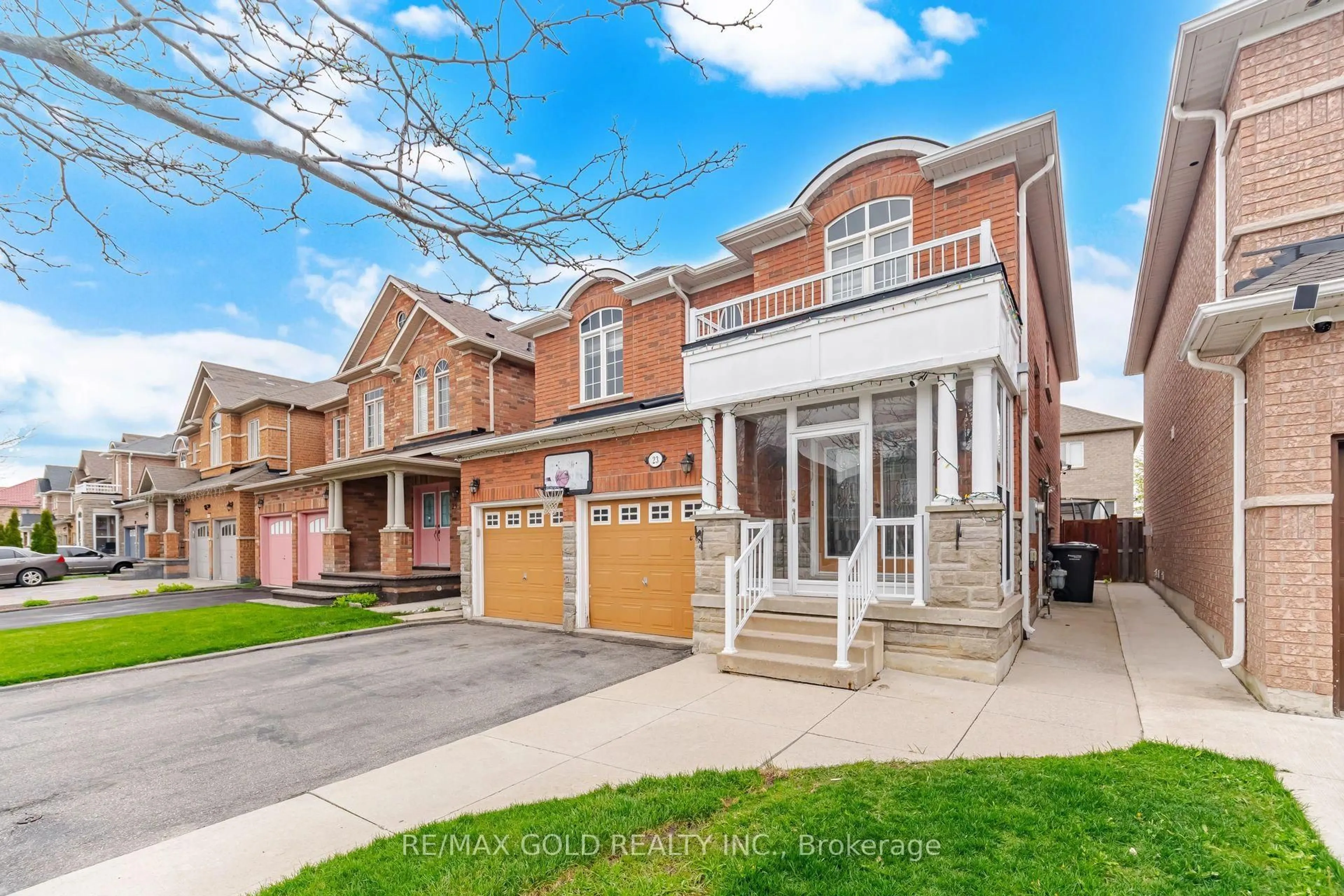 Home with brick exterior material, street for 23 Millsborough Rd, Brampton Ontario L6P 2A1