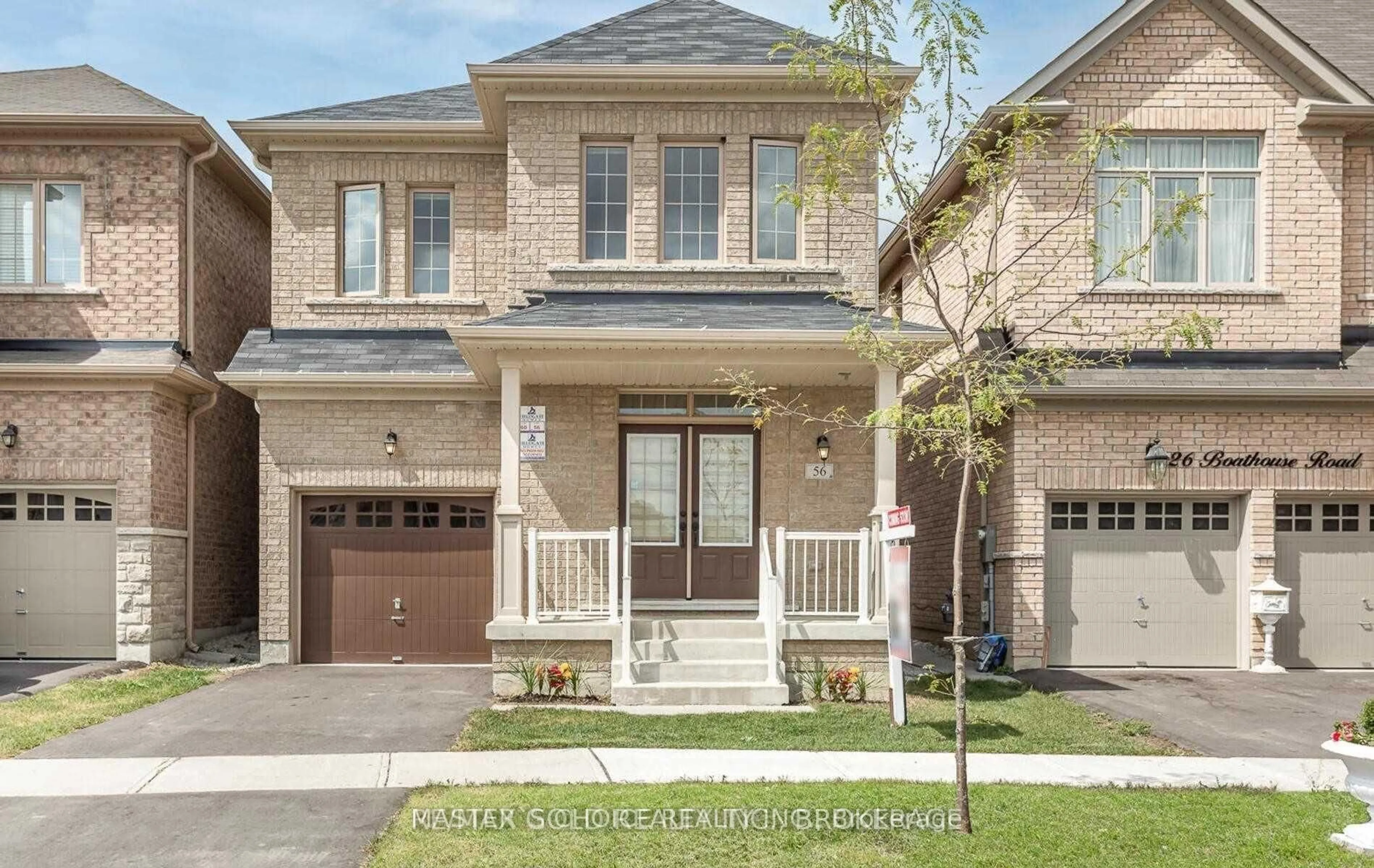 Home with brick exterior material, street for 56 Clunburry Rd, Brampton Ontario L7A 5B5