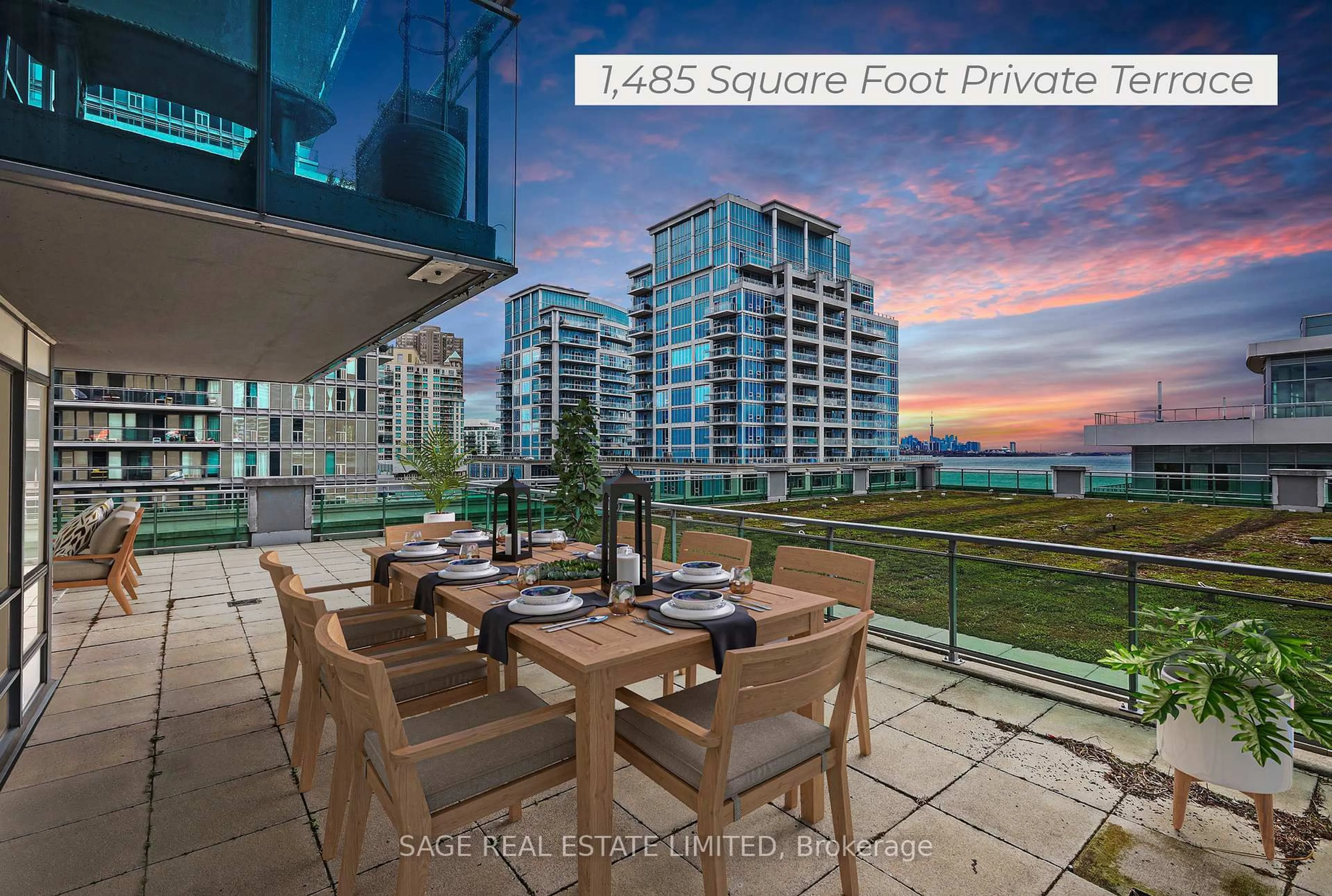 A pic from outside/outdoor area/front of a property/back of a property/a pic from drone, water/lake/river/ocean view for 16 Brookers Lane #409, Toronto Ontario M8V 0A5
