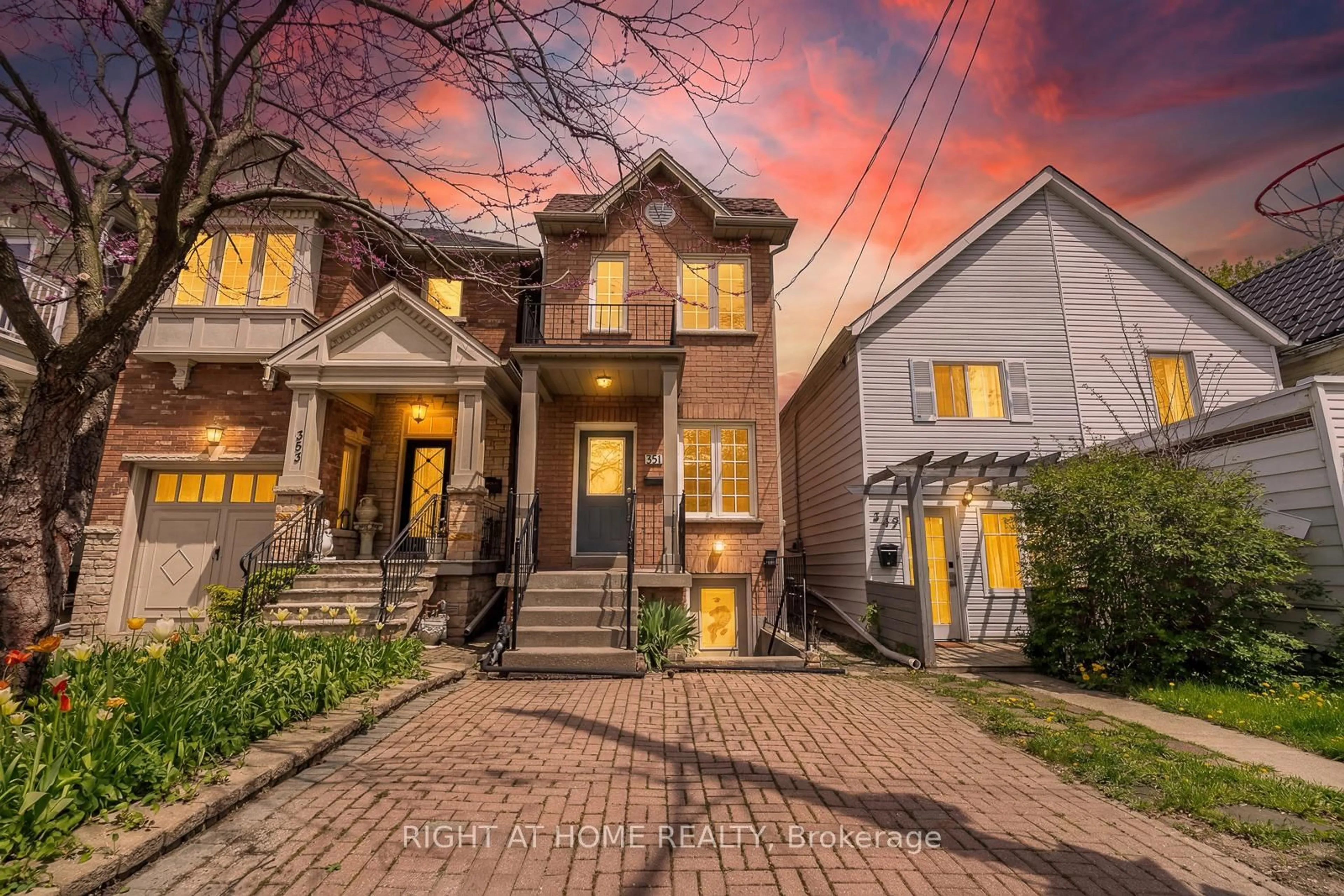Home with brick exterior material, street for 351 Bartlett Ave, Toronto Ontario M6H 3G8