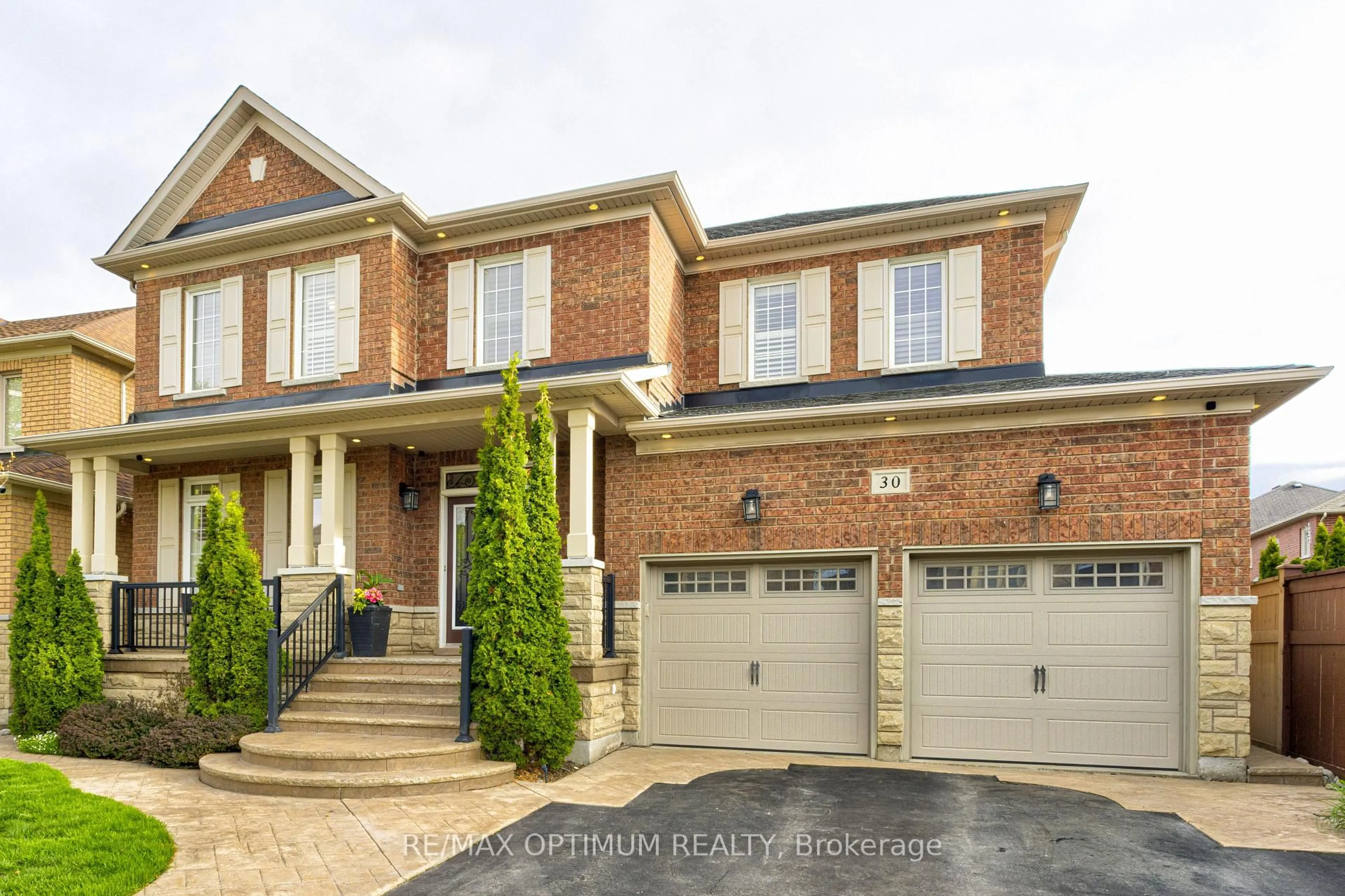 Home with brick exterior material, street for 30 Sorbonne Dr, Brampton Ontario L6P 1Z3