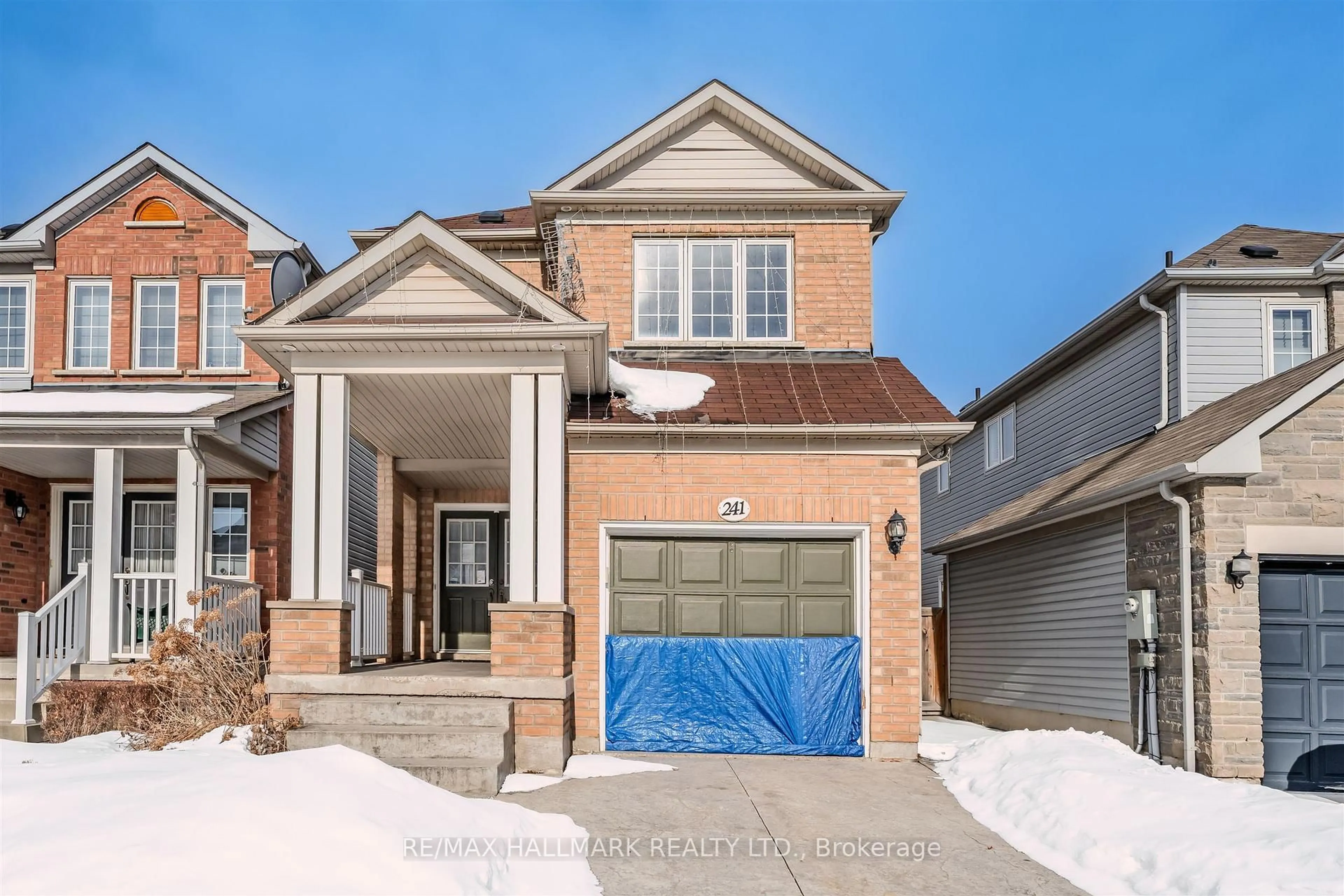 Home with brick exterior material, street for 241 Featherstone Rd, Milton Ontario L9T 7C3