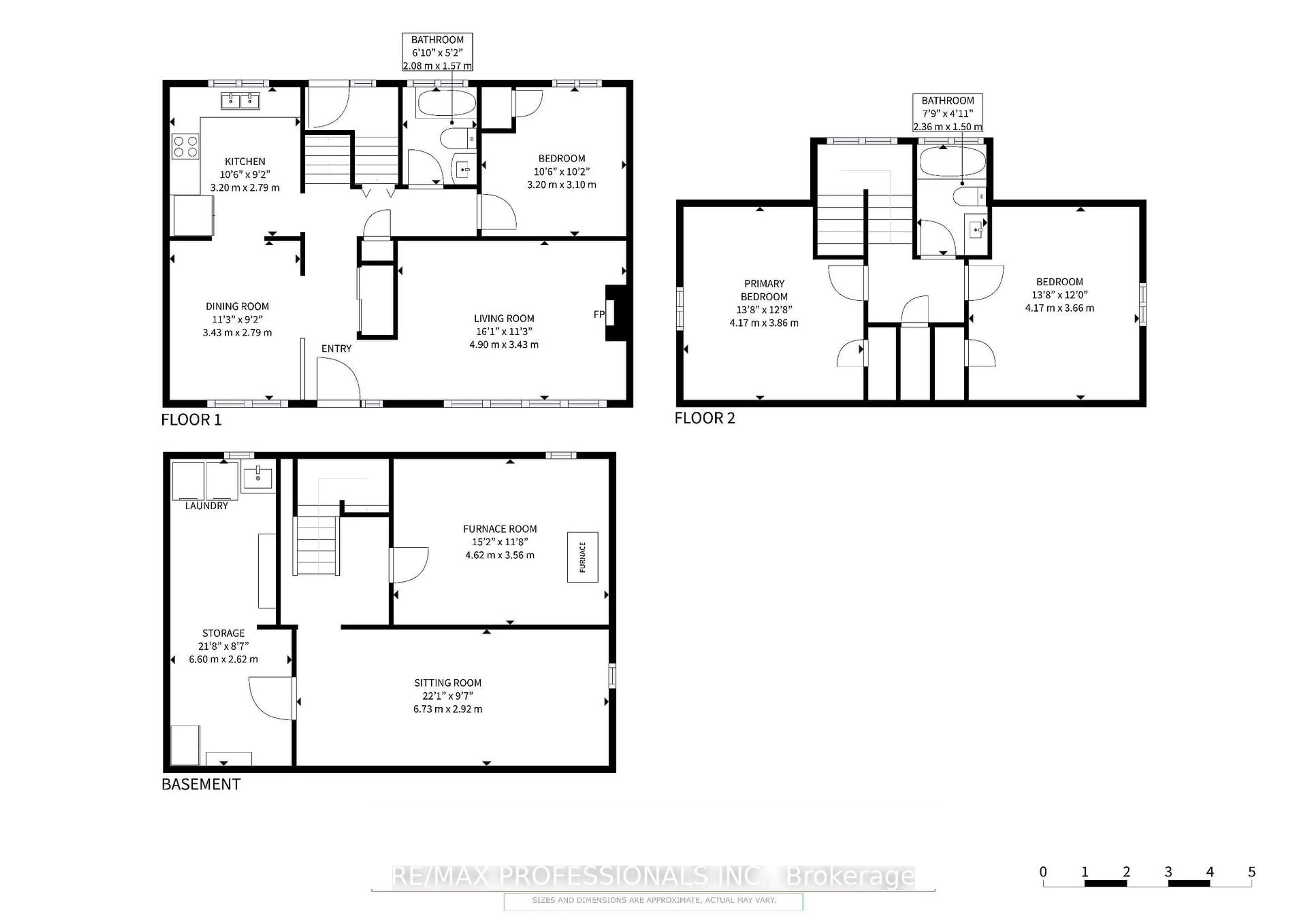 Floor plan for 177 Elmhurst Dr, Toronto Ontario M9W 2L2
