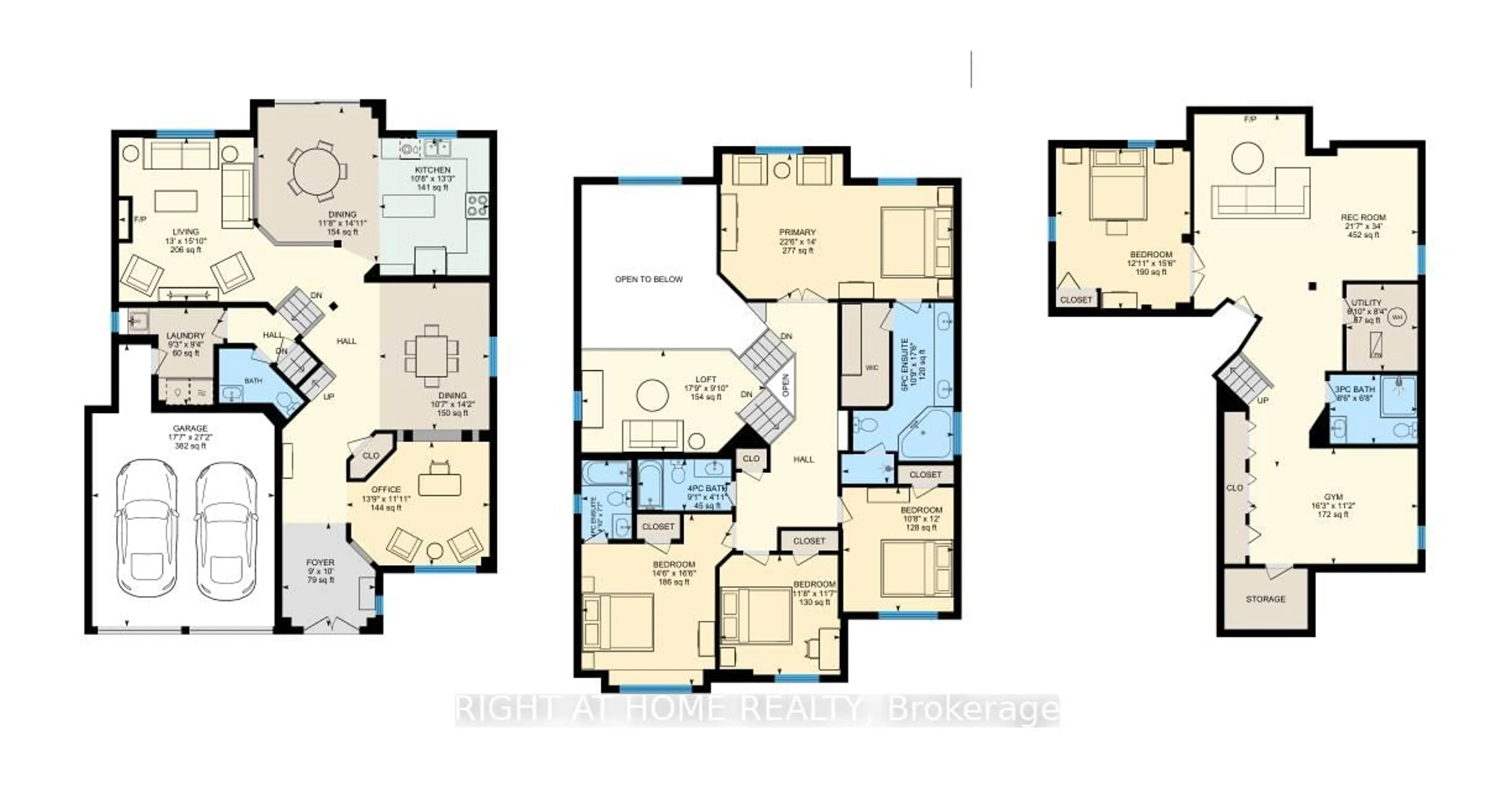 Floor plan for 2461 Whistling Springs Cres, Oakville Ontario L6M 5G4