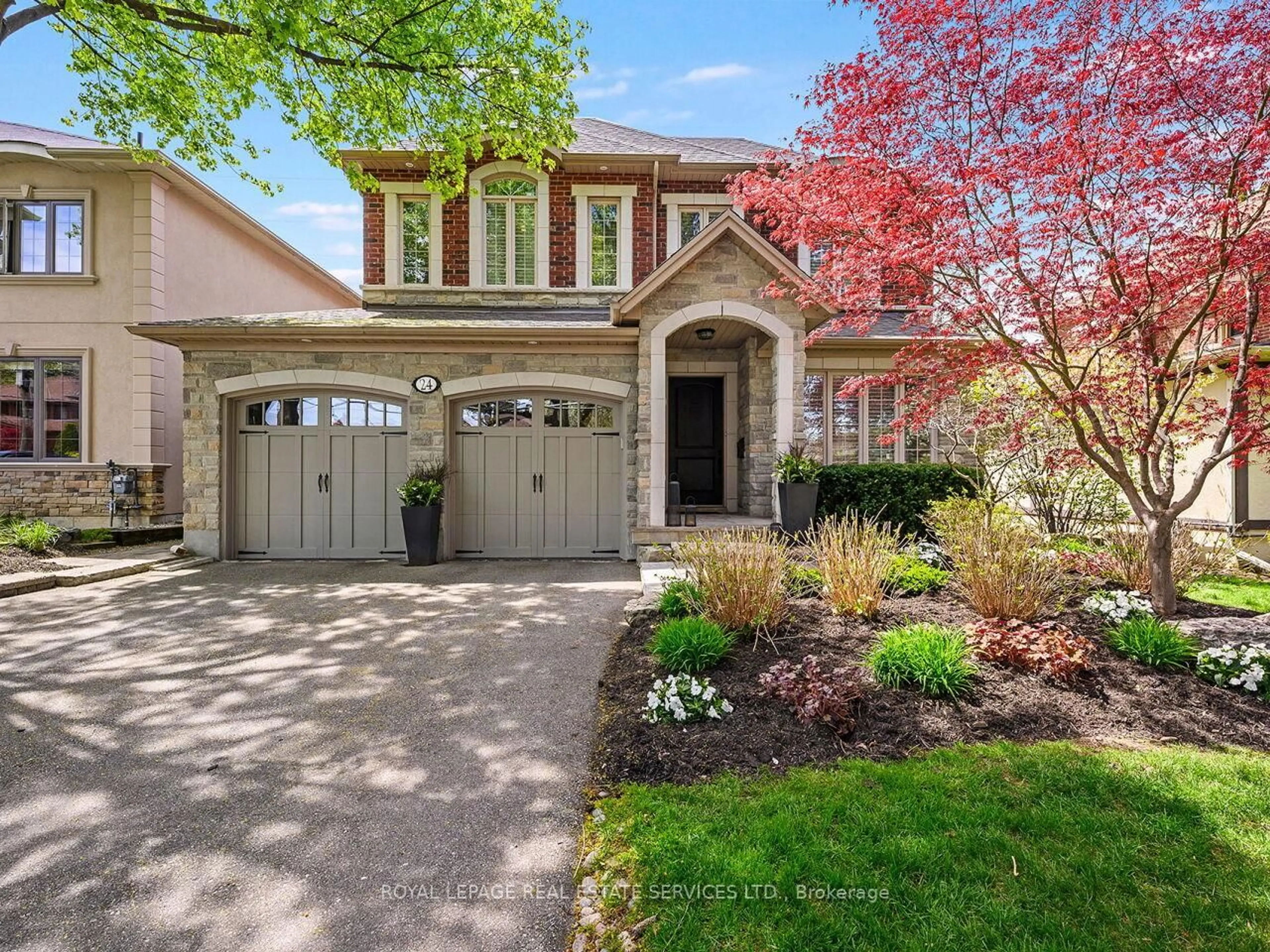 Home with brick exterior material, street for 24 Jopling Ave, Toronto Ontario M9B 4E7