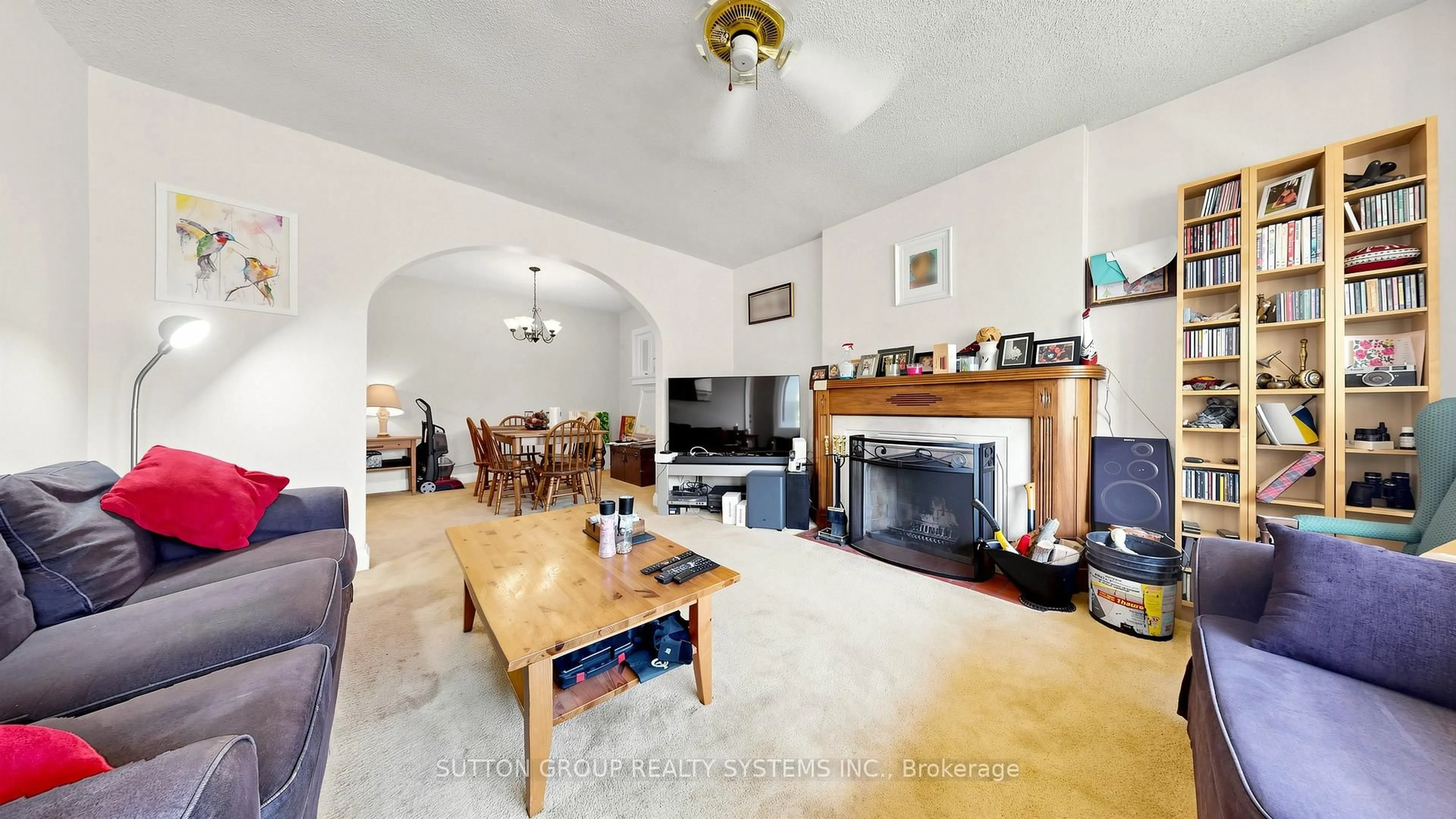 Living room with furniture, unknown for 14 Elsfield Rd, Toronto Ontario M8Y 3R4