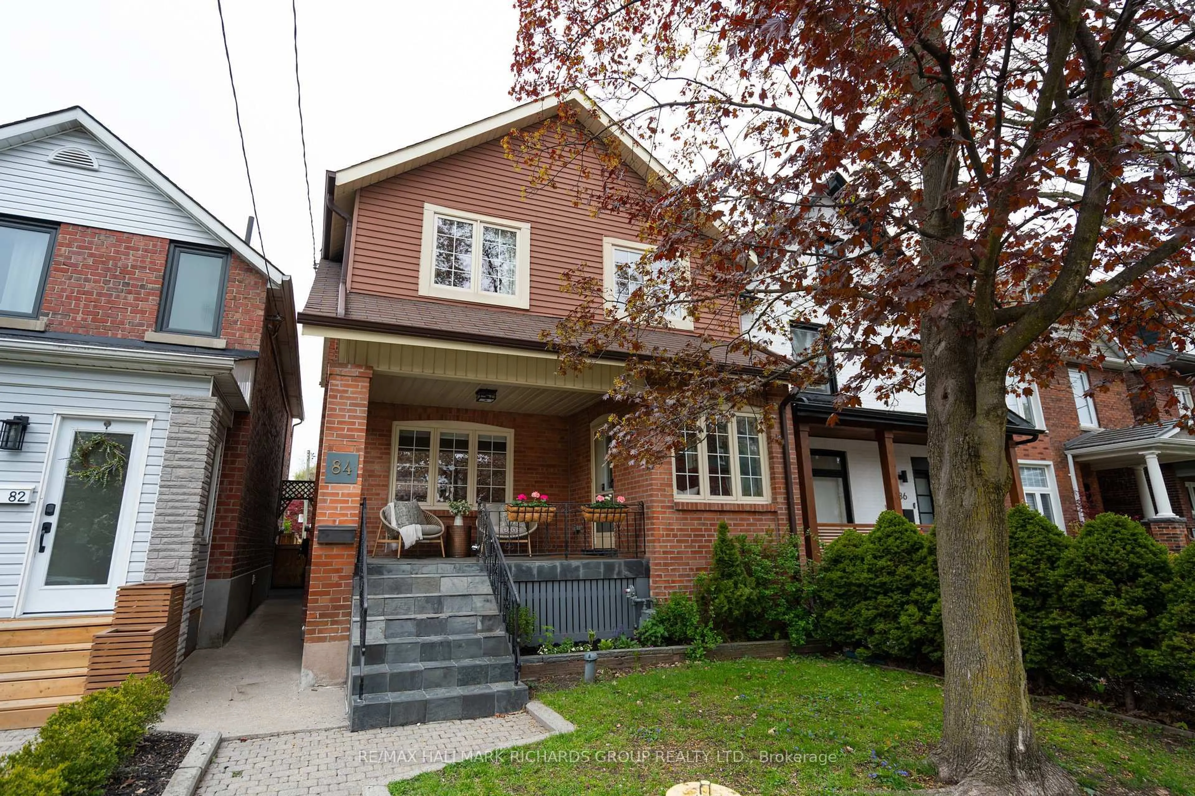 Home with brick exterior material, street for 84 Fairview Ave, Toronto Ontario M6P 3A4