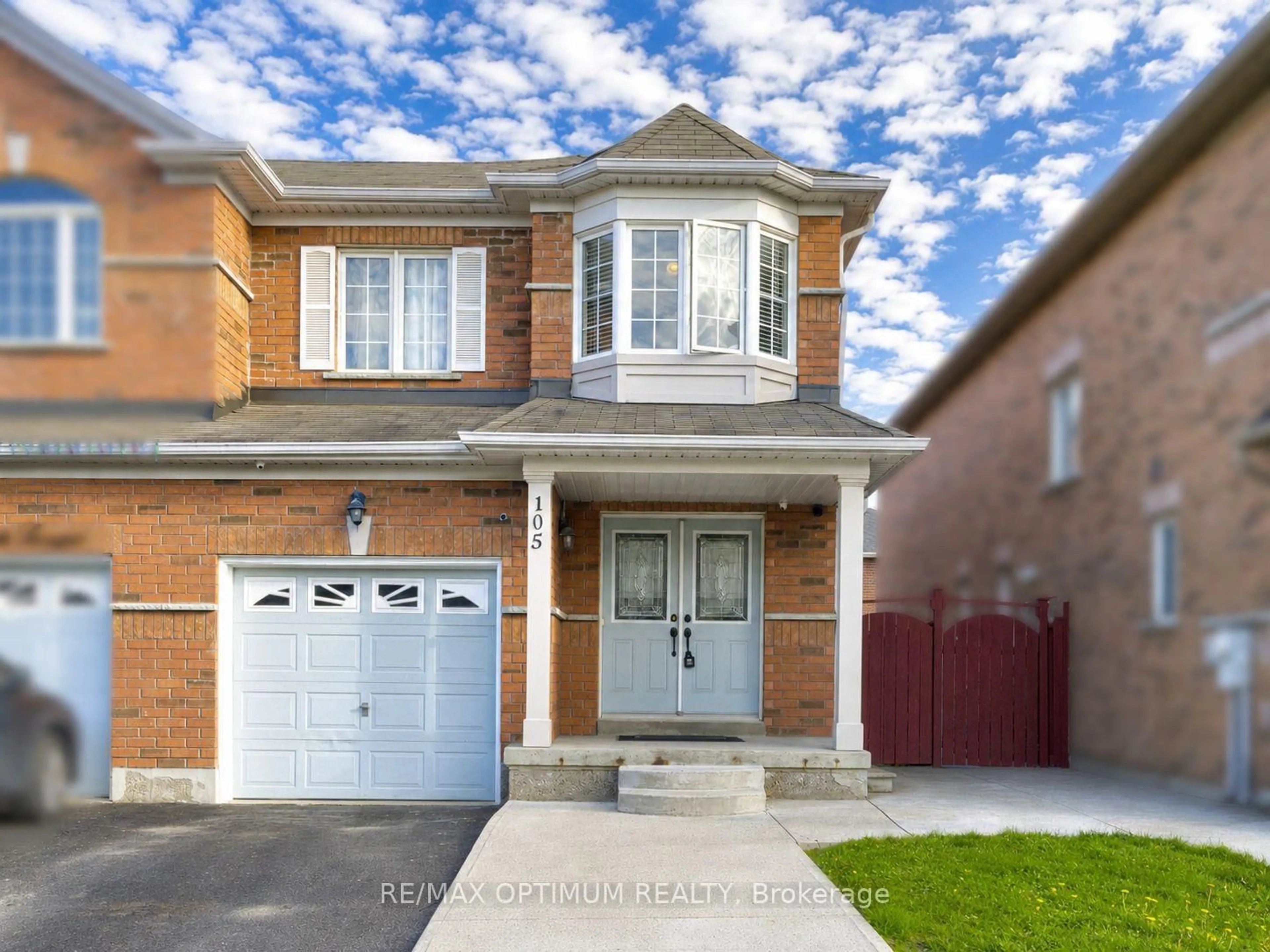 Home with brick exterior material, street for 105 Spicebush Terr, Brampton Ontario L6X 0J5