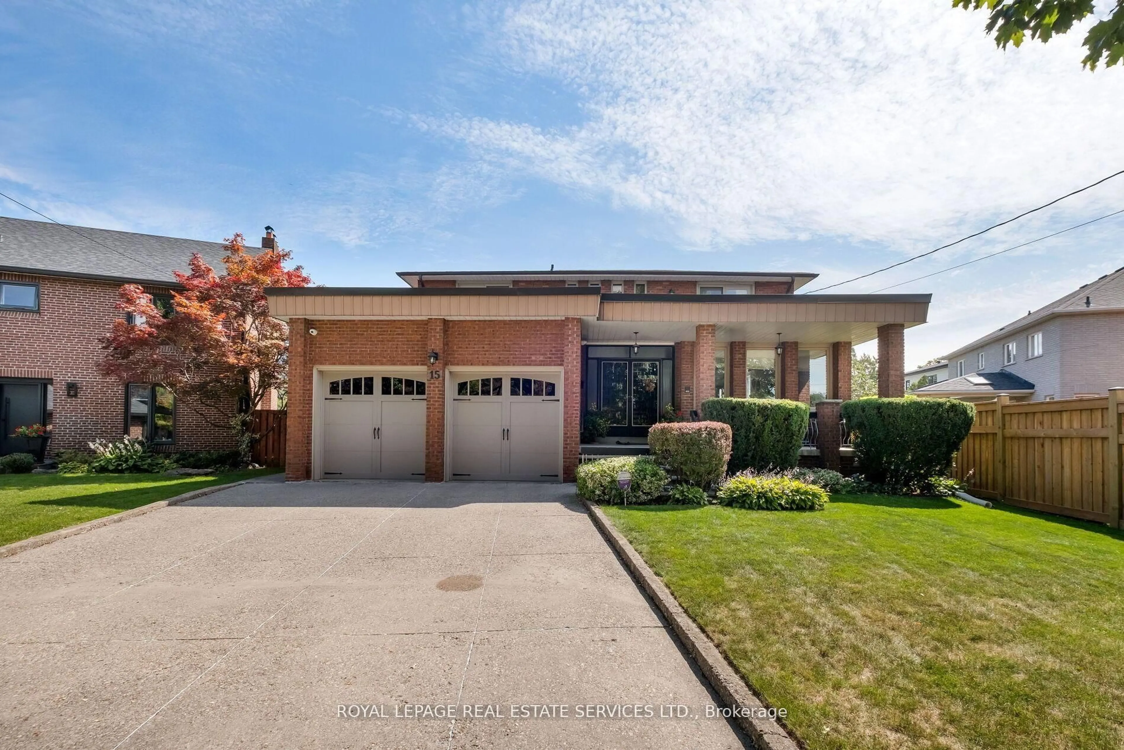 Home with brick exterior material, street for 15 Westroyal Rd, Toronto Ontario M9P 2C4