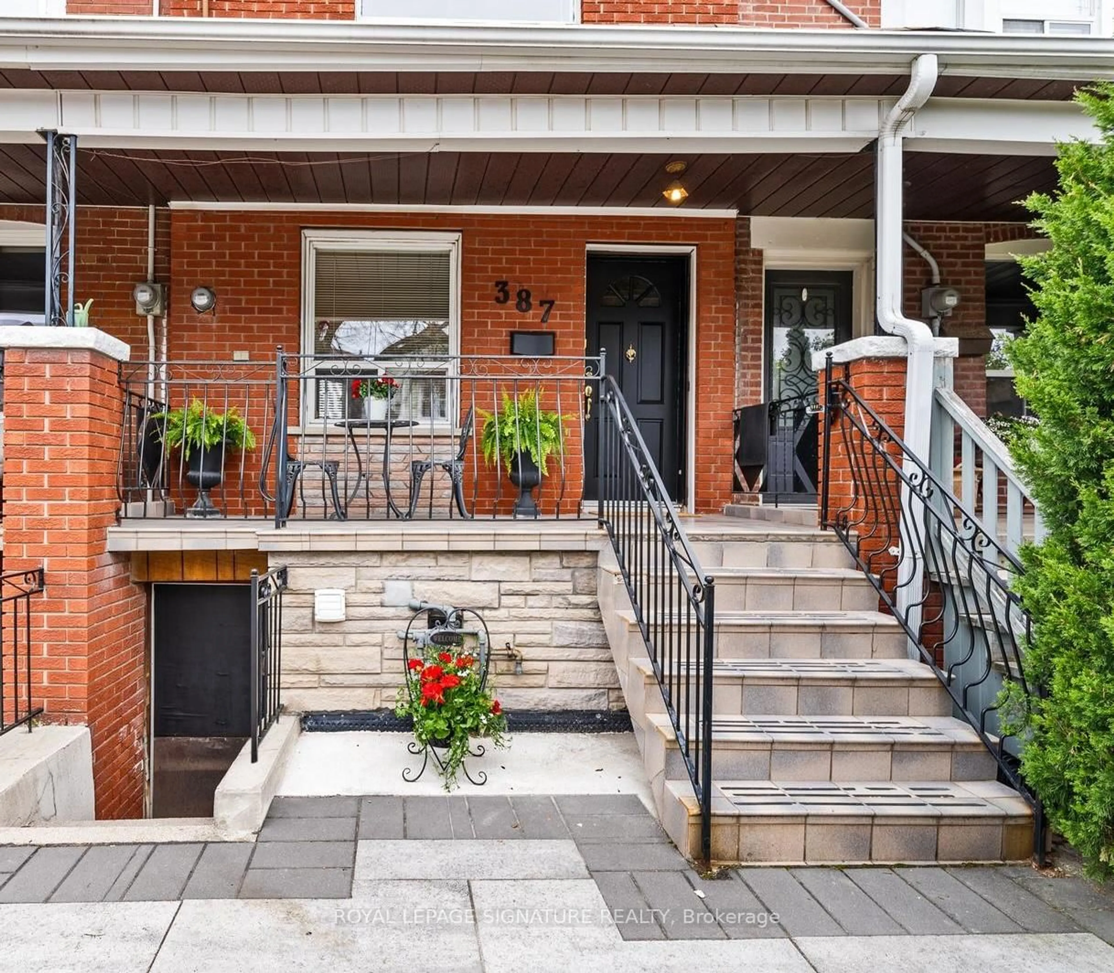 Home with brick exterior material, street for 387 Bartlett Ave, Toronto Ontario M6H 3G8