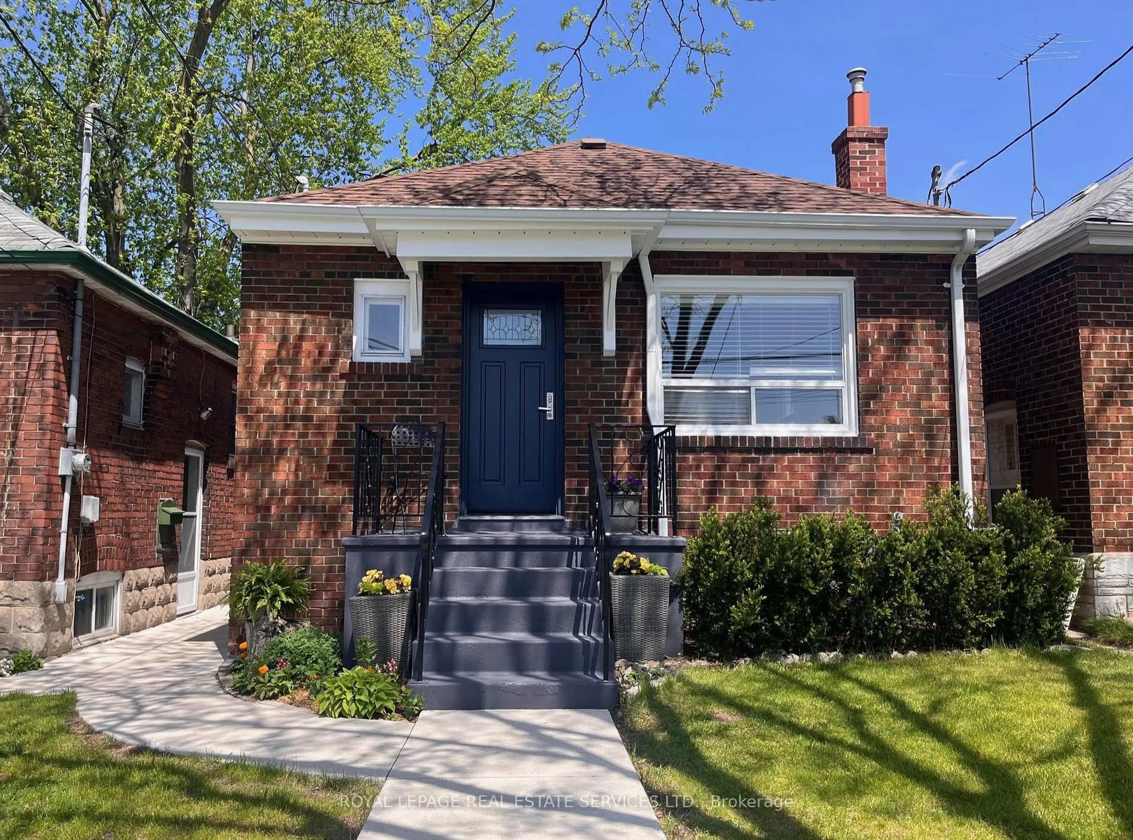 Home with brick exterior material, street for 8 Pritchard Ave, Toronto Ontario M6N 1T1