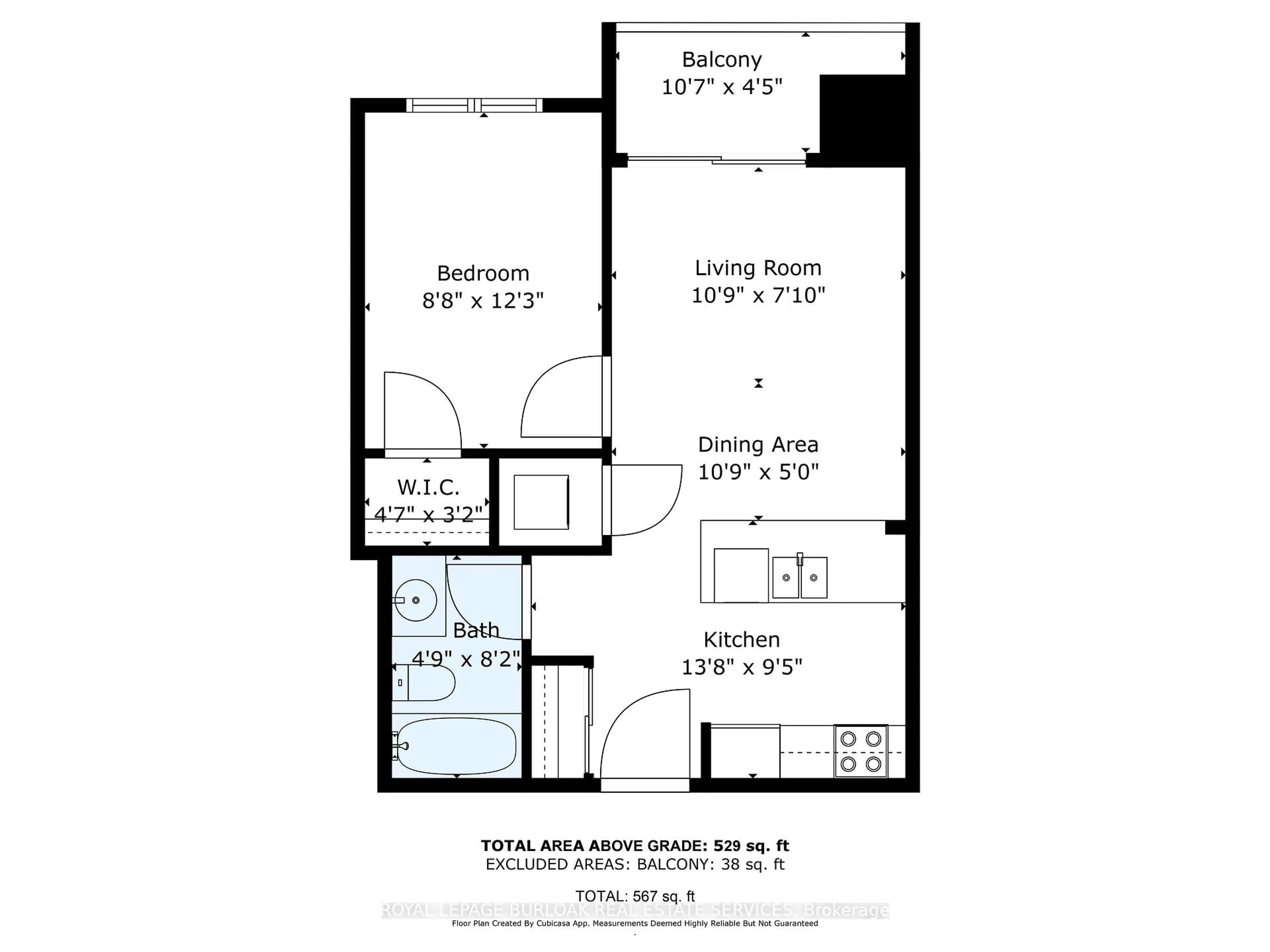 Floor plan for 5010 Corporate Dr #307, Burlington Ontario L7L 0H6