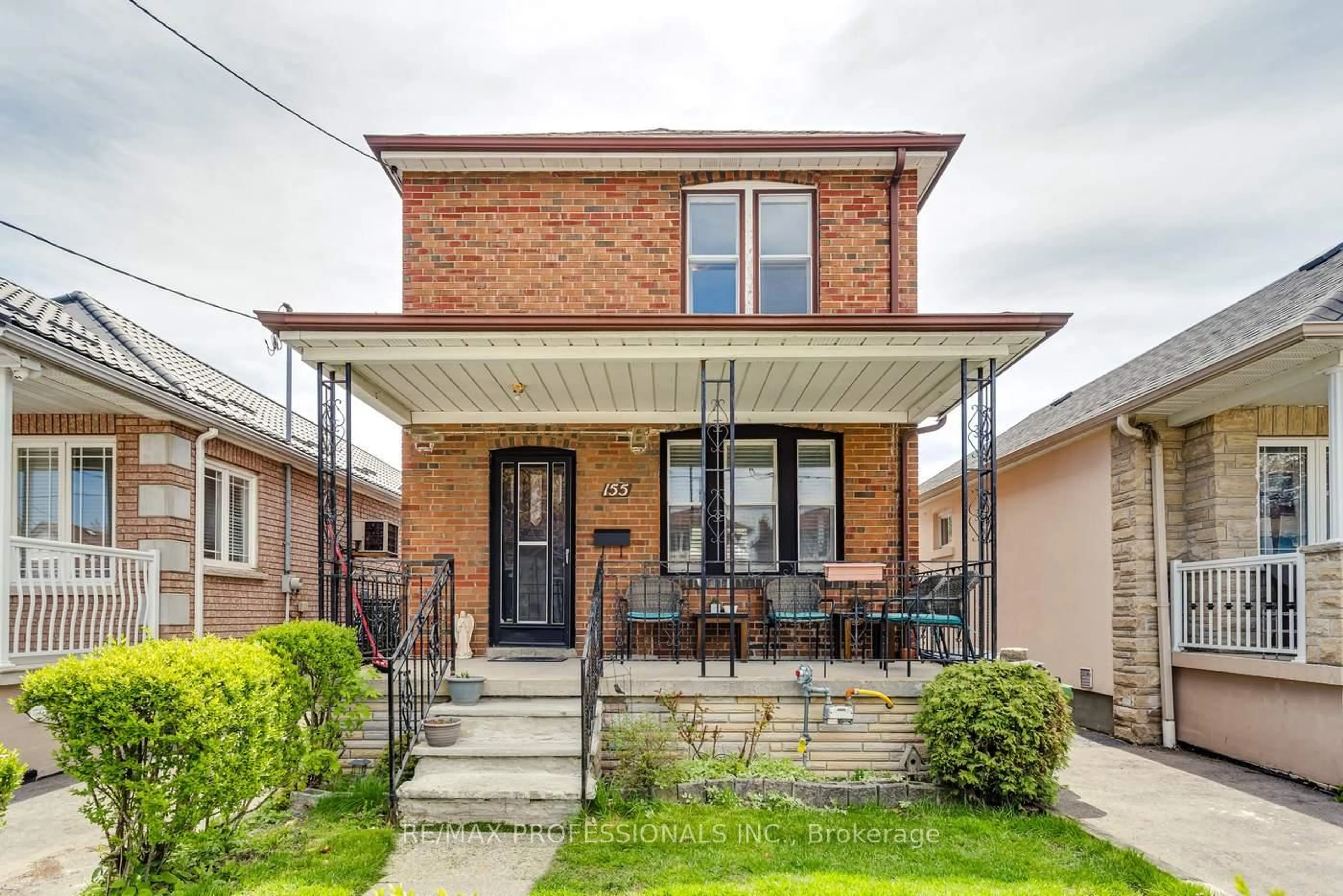 Home with brick exterior material, street for 155 Aileen Ave, Toronto Ontario M6M 1G1