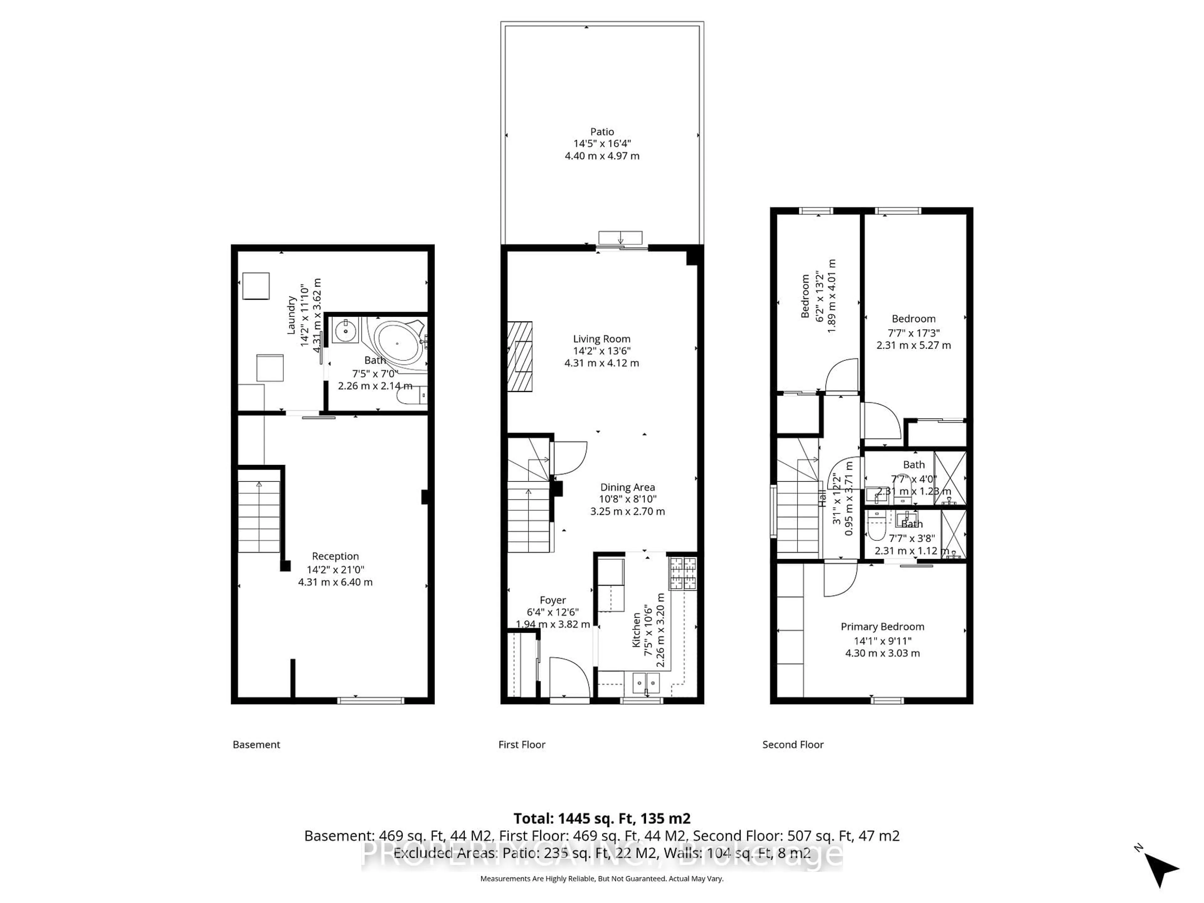 Floor plan for 2779 Gananoque Dr #49, Mississauga Ontario L5N 2E4