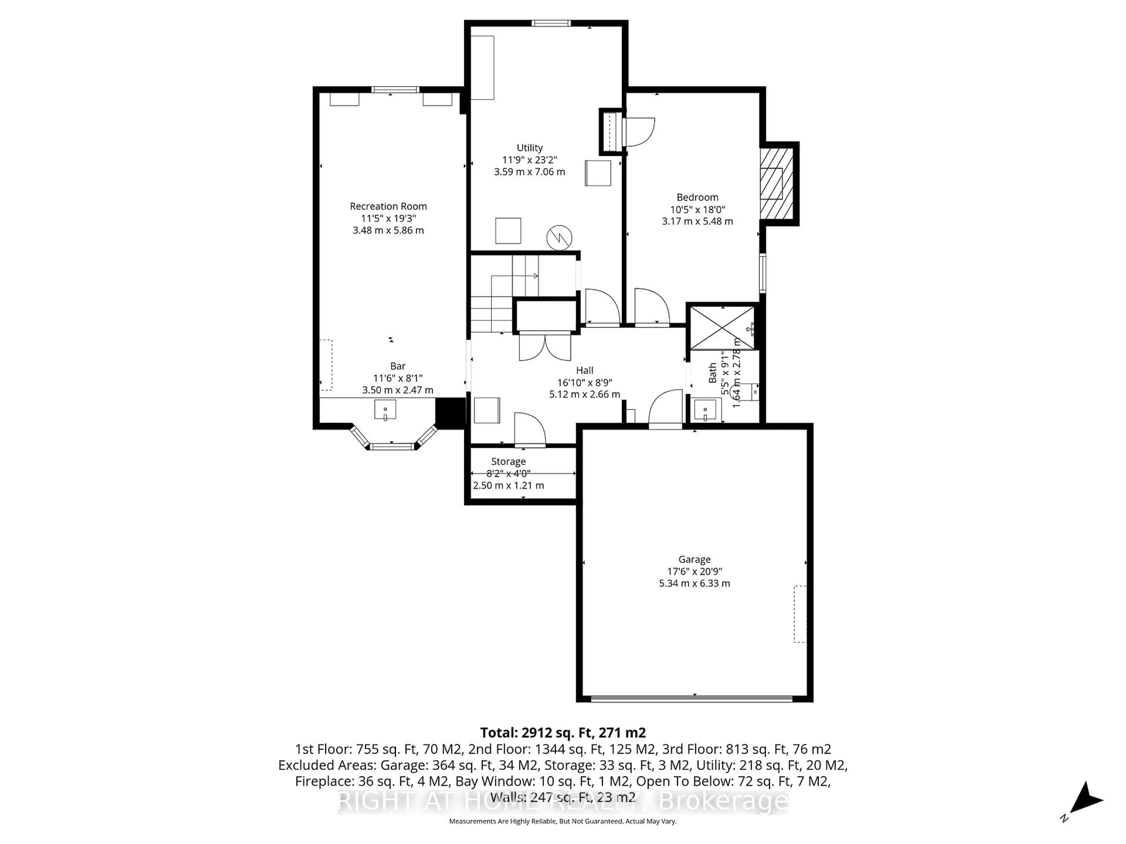Floor plan for 41 Christie Dr, Brampton Ontario L6Z 3J6