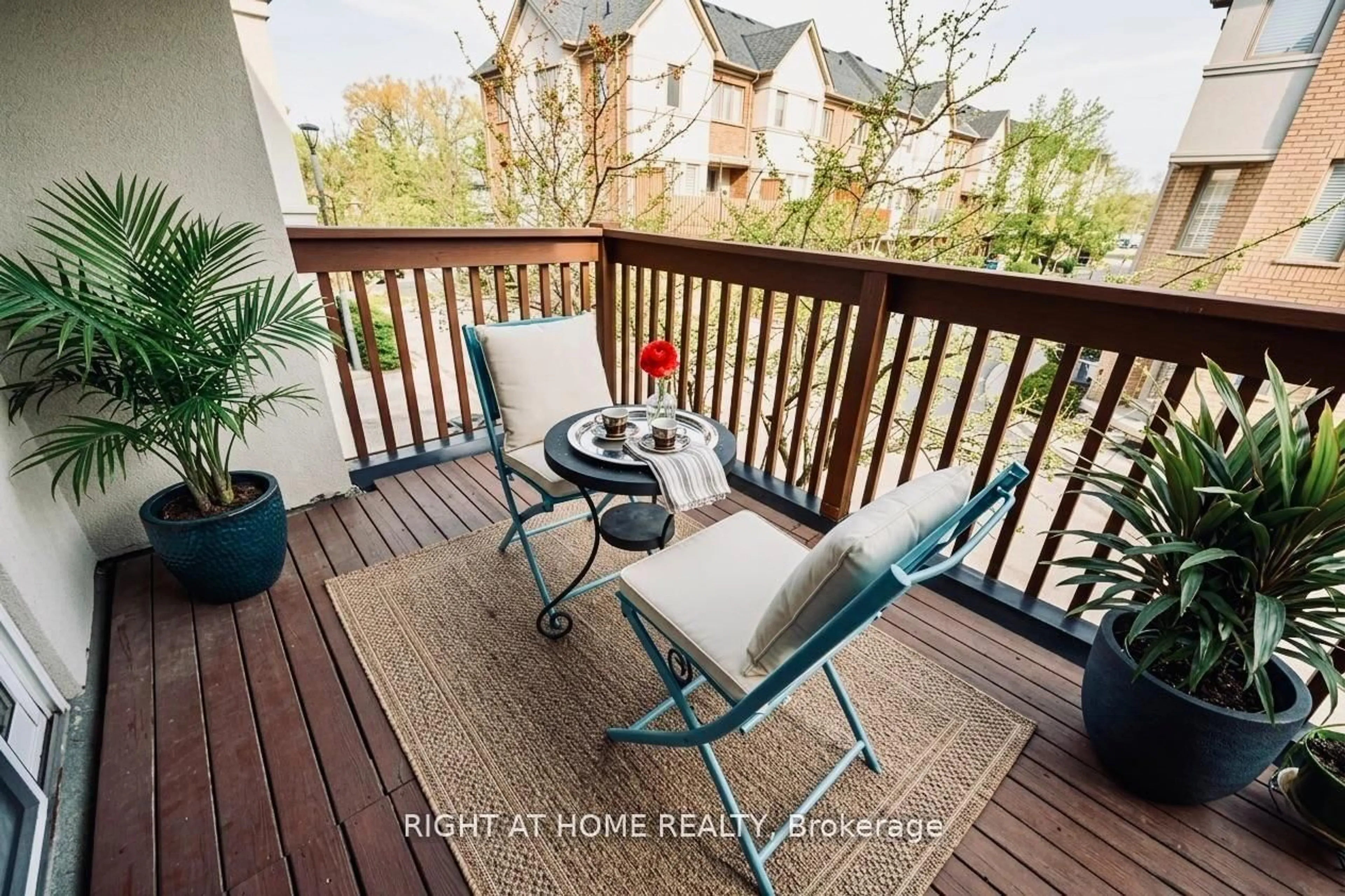 Balcony in the apartment, water/lake/river/ocean view for 11 West Deane Park Dr #1, Toronto Ontario M9B 2R5