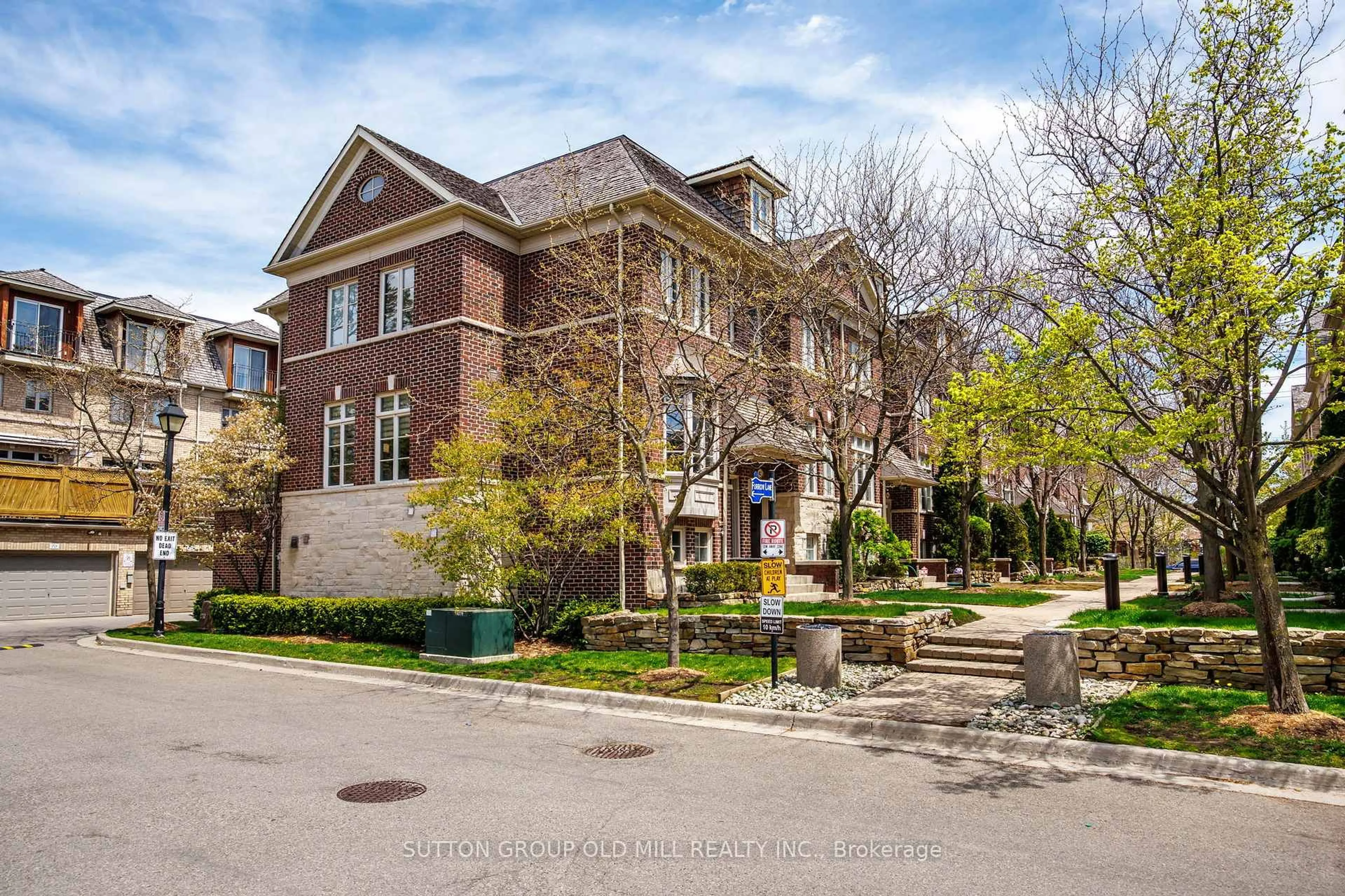 Home with brick exterior material, street for 42 Furrow Lane, Toronto Ontario M8Z 0A3