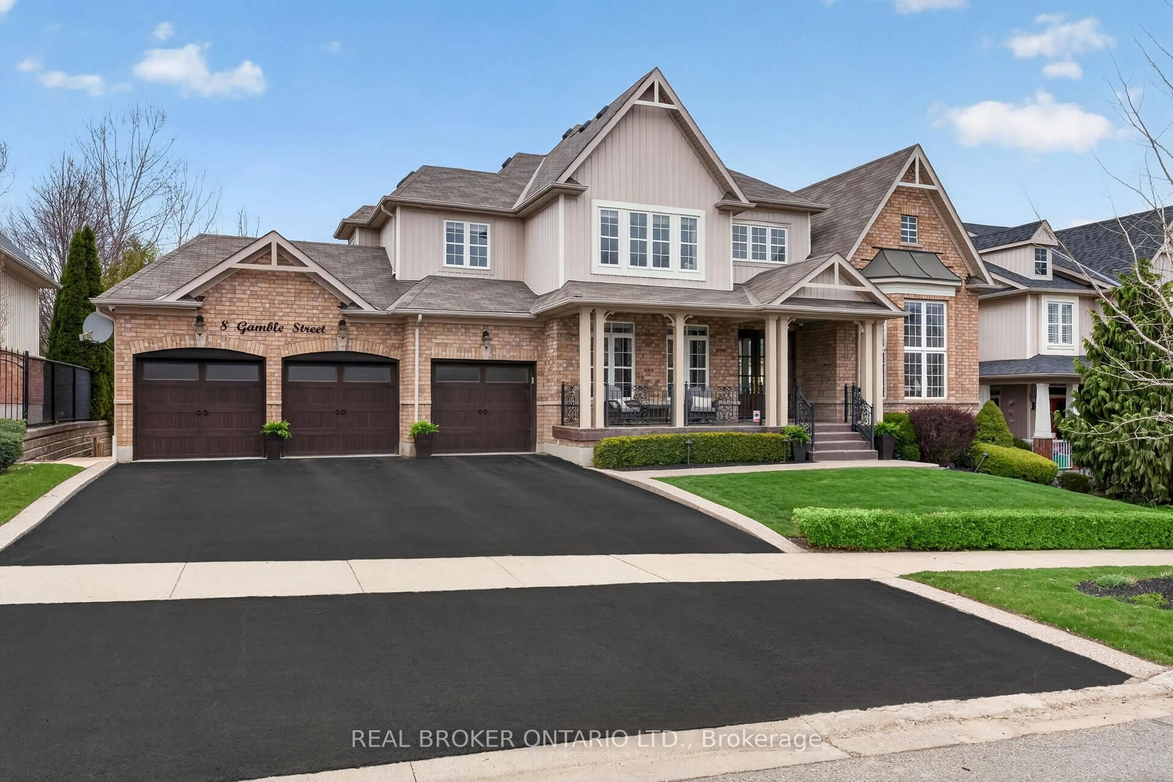Home with brick exterior material, street for 8 Gamble St, Halton Hills Ontario L7G 0B7