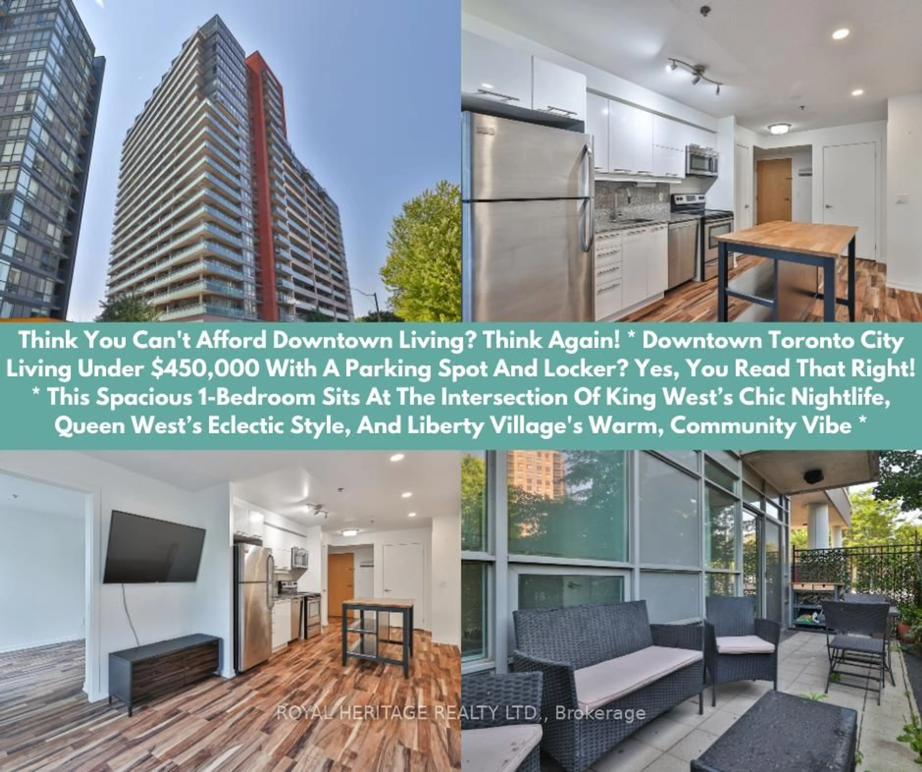 Unknown for 38 Joe Shuster Way #104, Toronto Ontario M6K 0A5