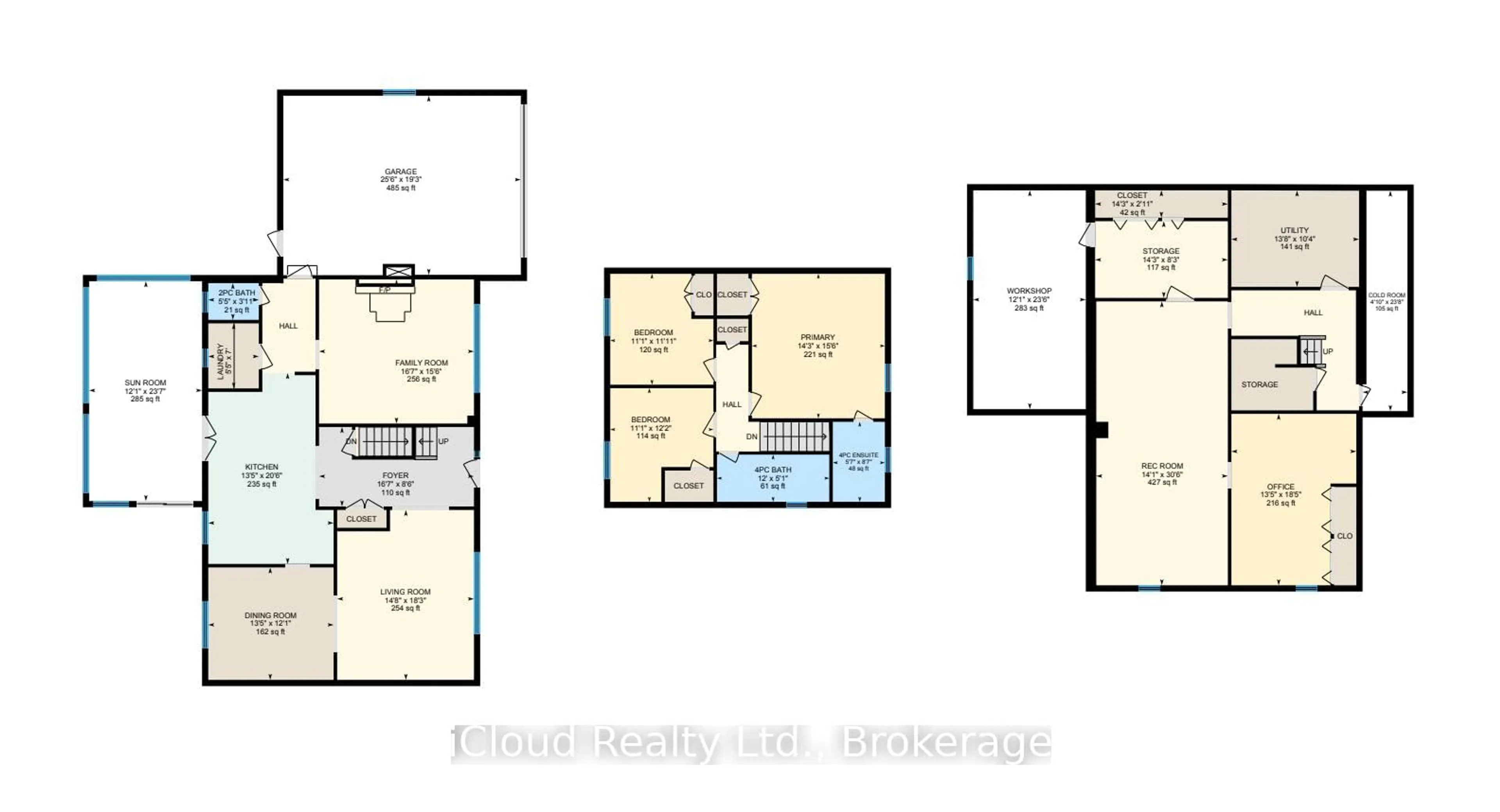 Floor plan for 19982 Kennedy Rd, Caledon Ontario L7K 1Y3