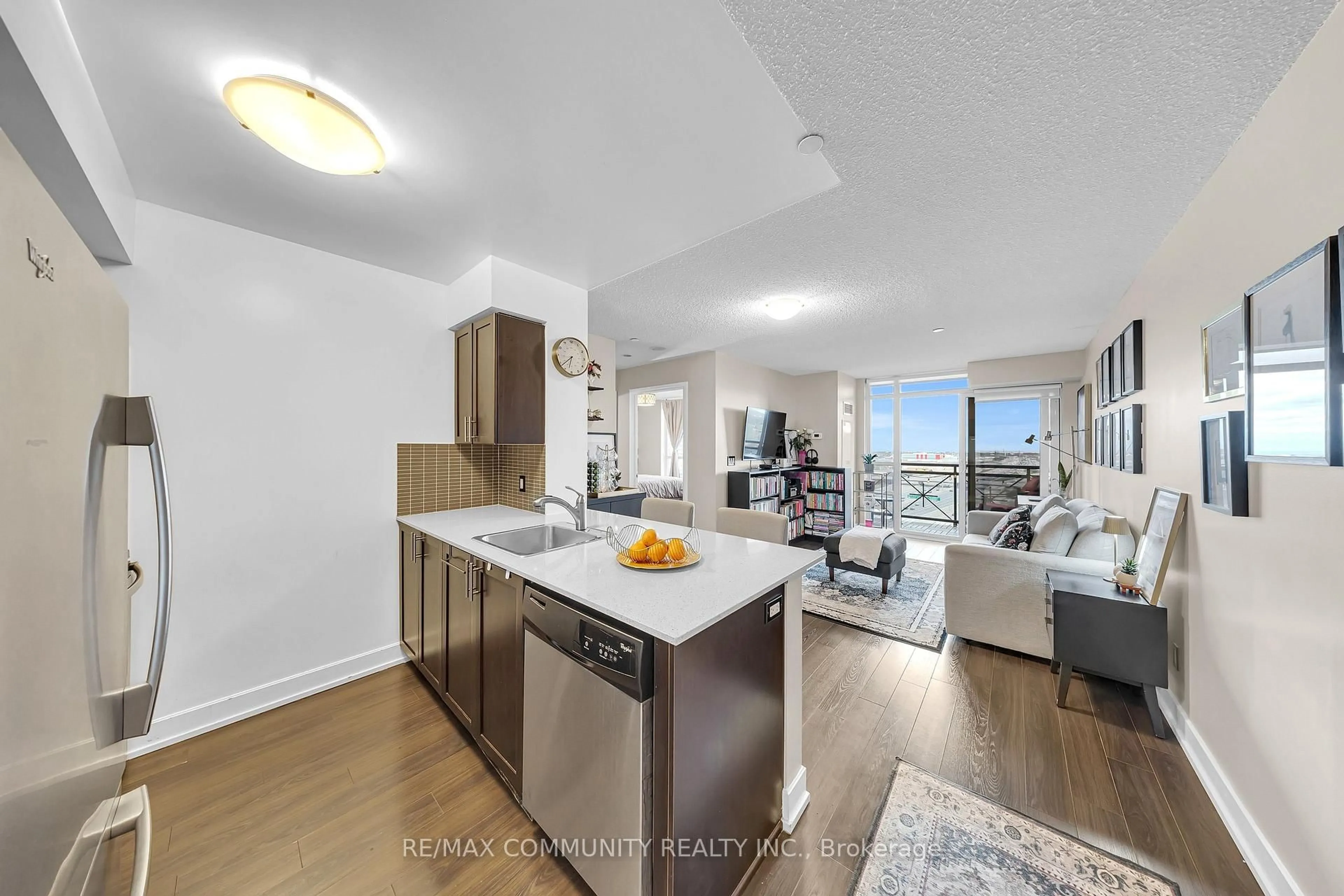 Open concept kitchen, unknown for 2 Eva Rd #1227, Toronto Ontario M9C 0A9