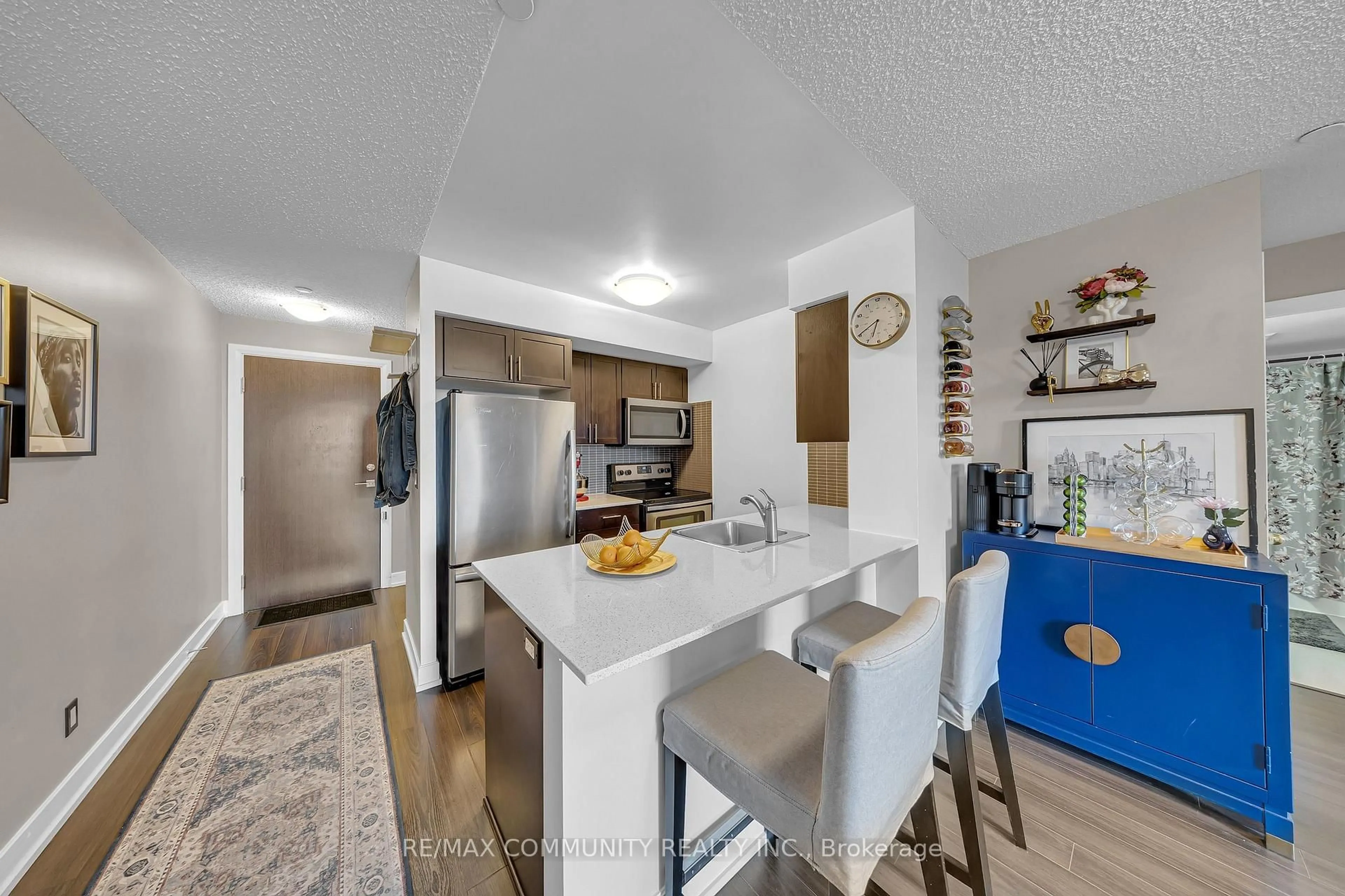 Open concept kitchen, unknown for 2 Eva Rd #1227, Toronto Ontario M9C 0A9