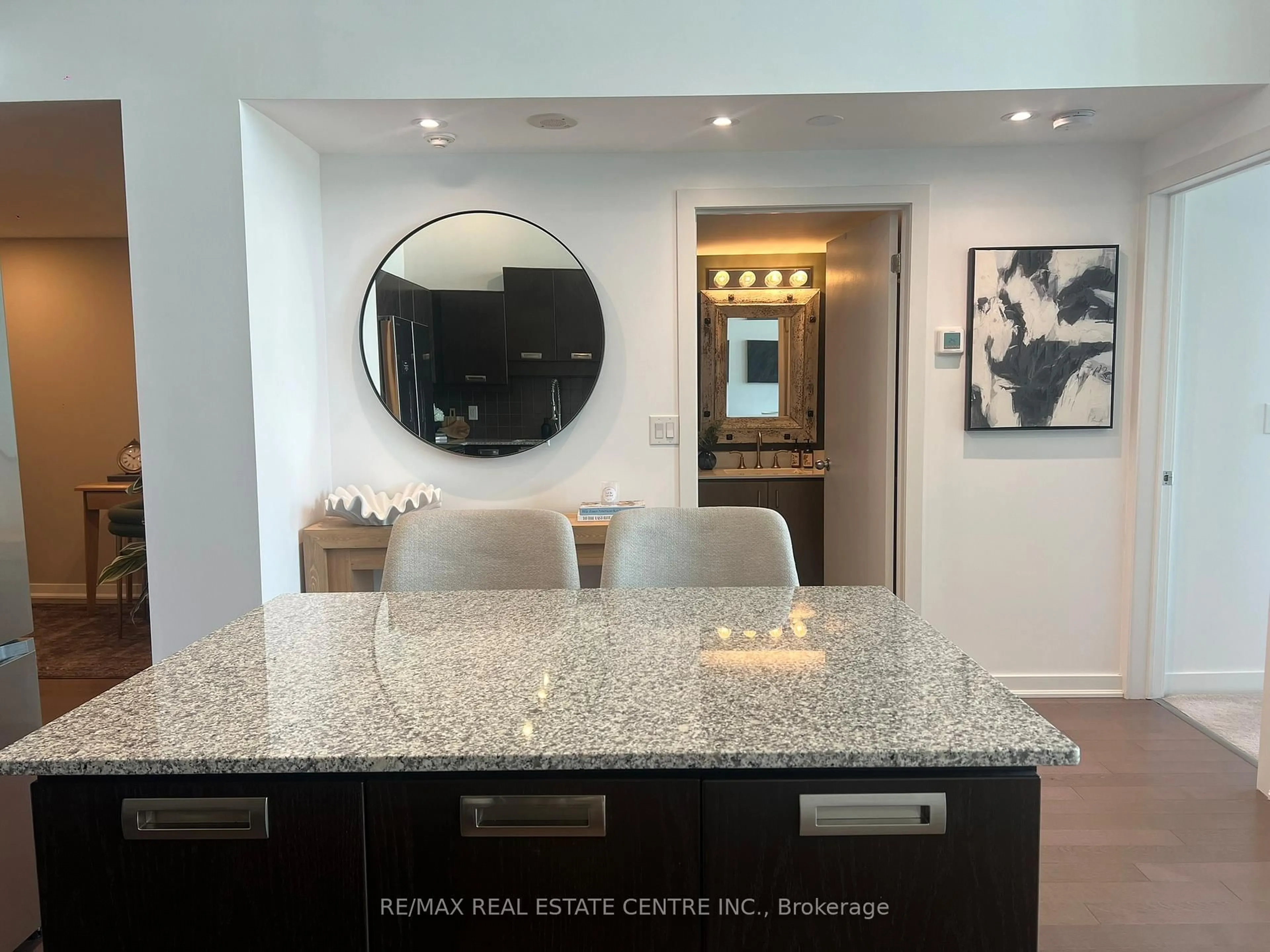 Open concept kitchen, ceramic/tile floor for 2 Fieldway Rd #803, Toronto Ontario M8Z 3L2