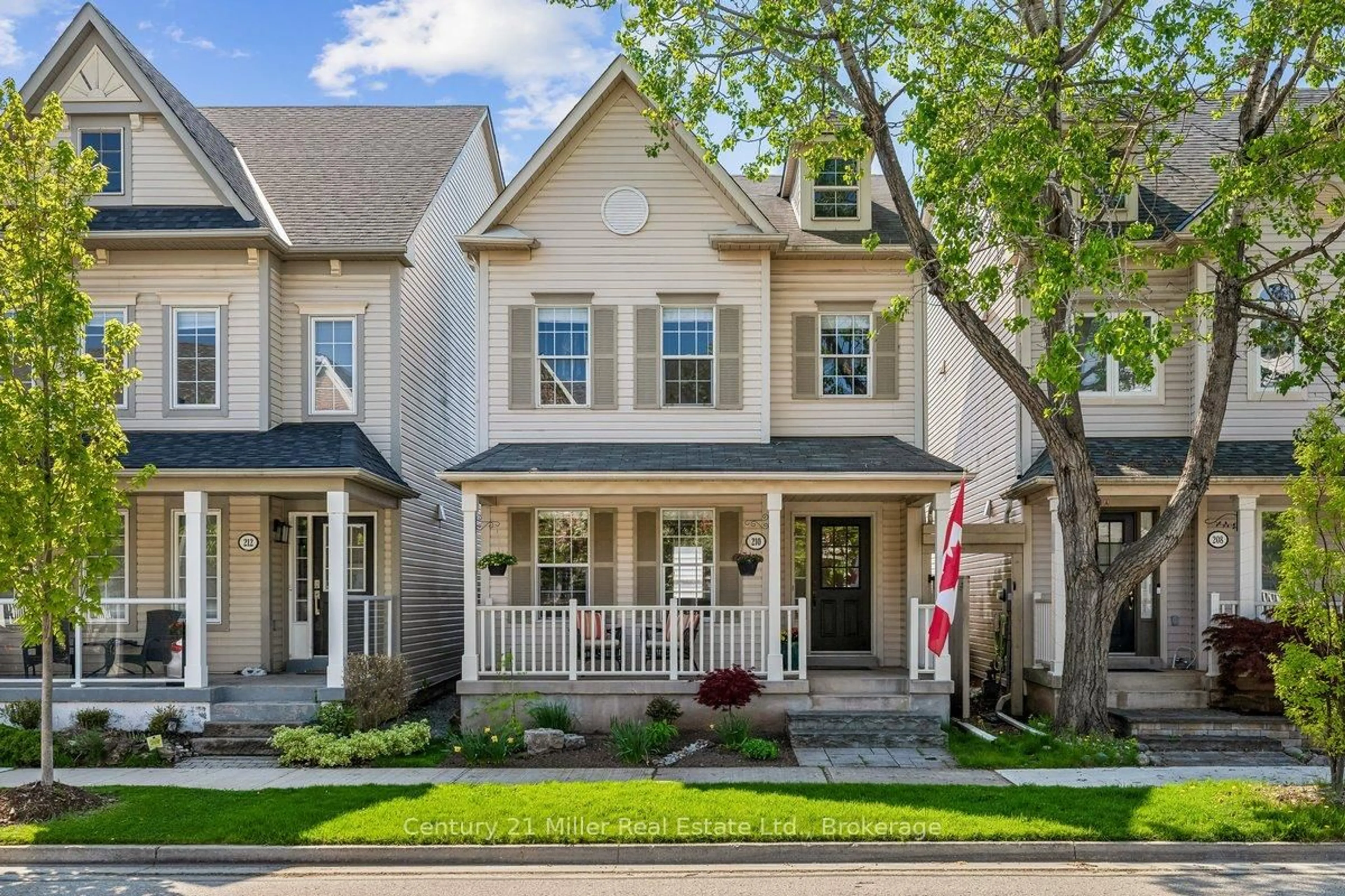 Home with brick exterior material, street for 210 Littlewood Dr, Oakville Ontario L6H 6T6