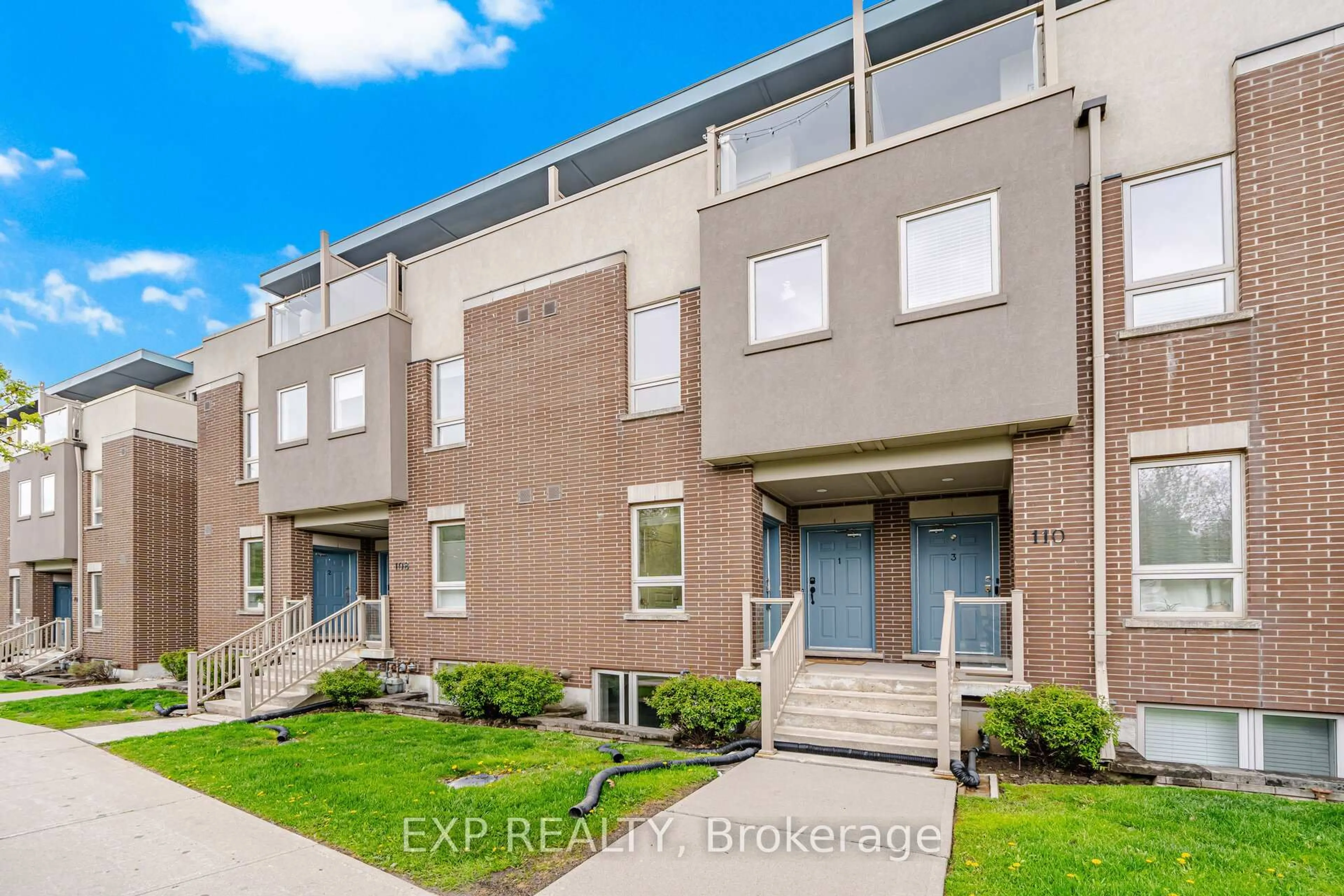 Home with brick exterior material, street for 110 Caledonia Park Rd #2, Toronto Ontario M6H 0B2