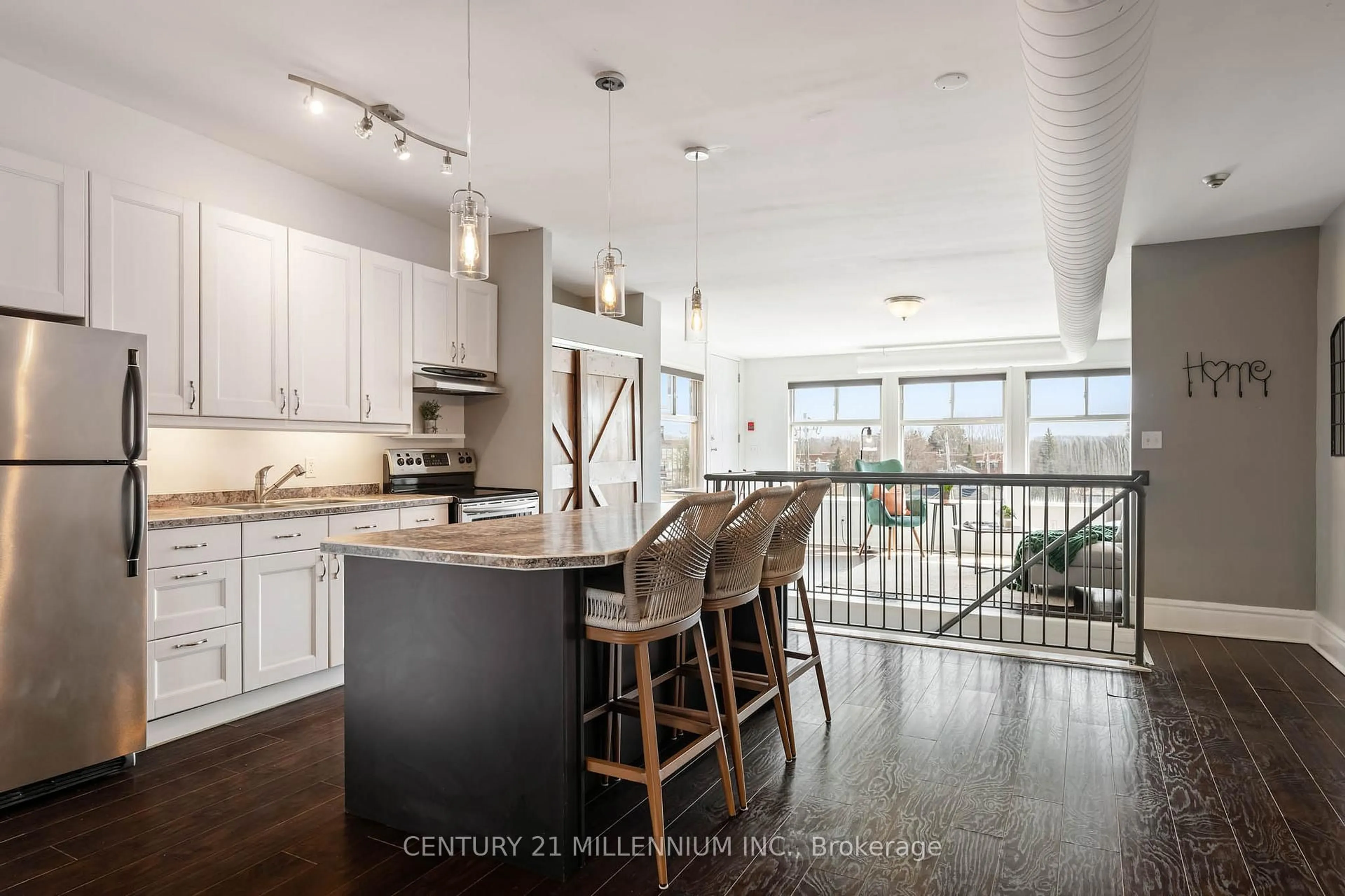 Open concept kitchen, unknown for 166 Broadway Ave #5, Orangeville Ontario L9W 1K3
