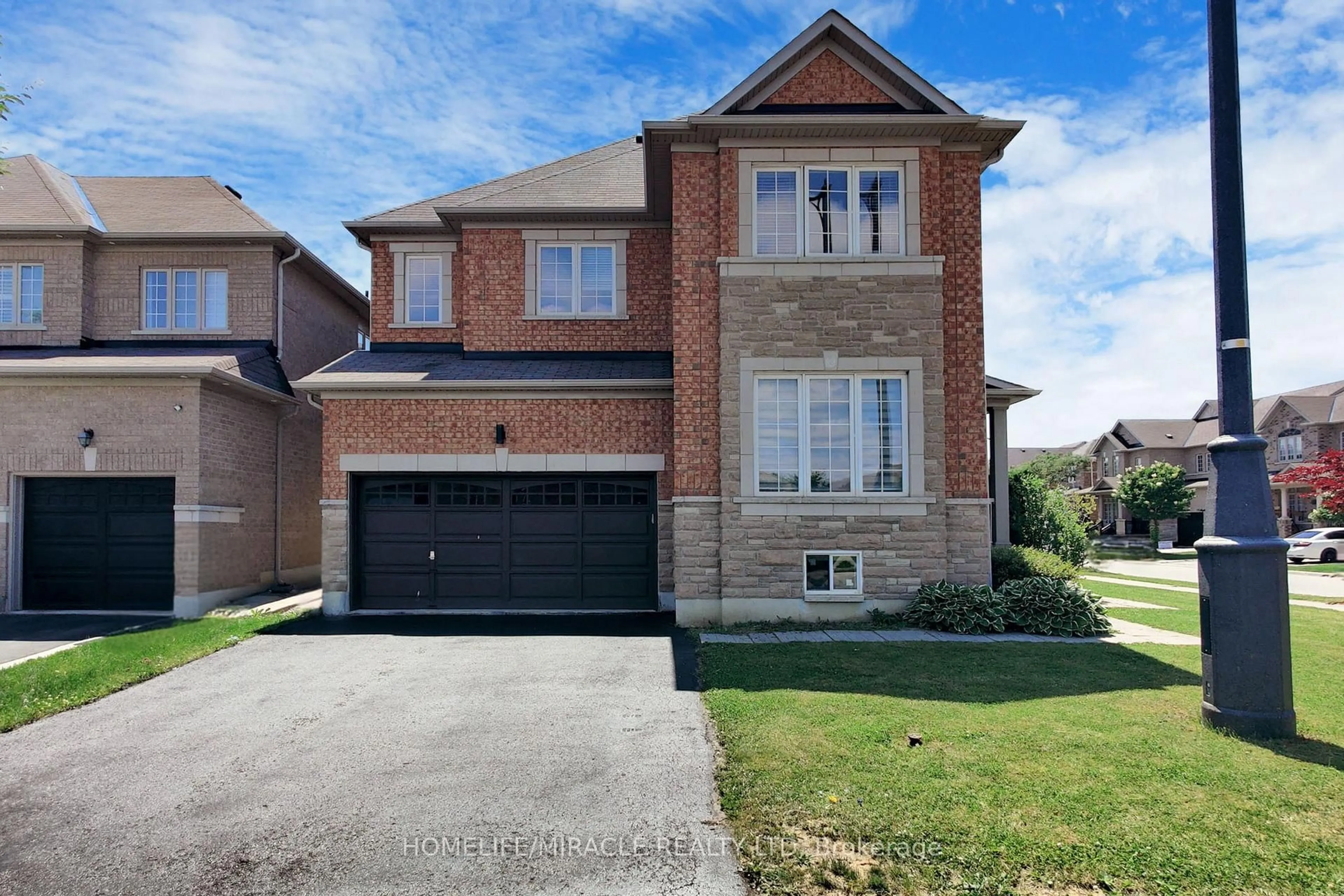 Home with brick exterior material, street for 63 Sleightholme Cres, Brampton Ontario L6P 3E7