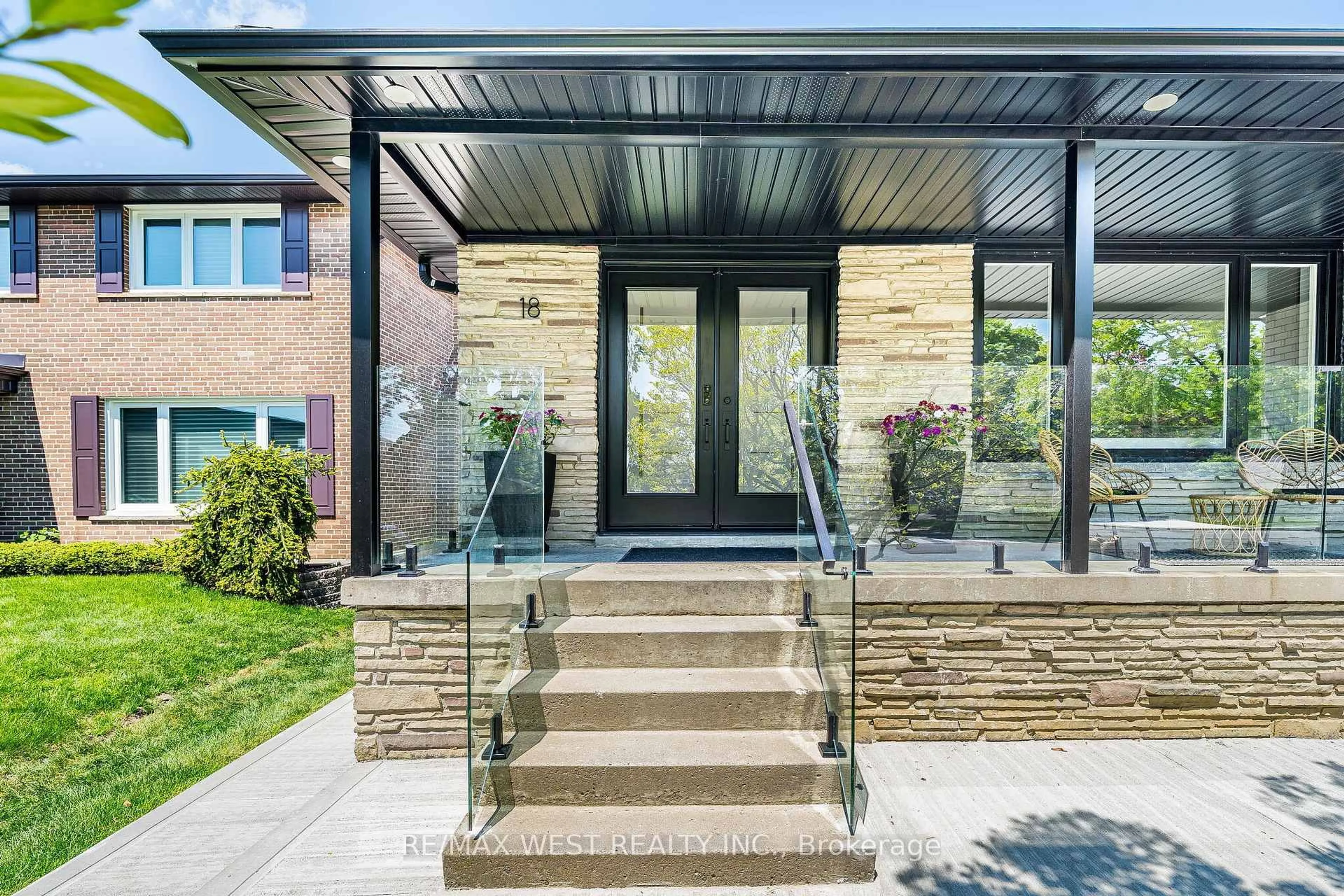 Home with brick exterior material, street for 18 Torrington Dr, Toronto Ontario M9C 3V5