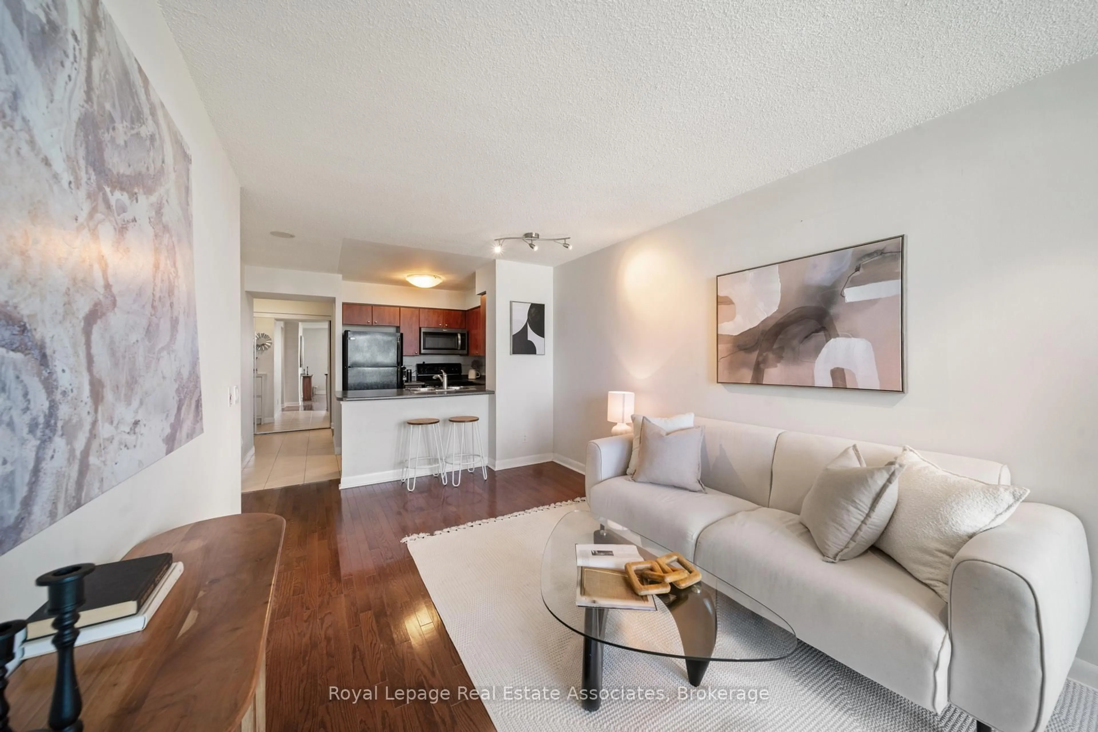 Living room with furniture, unknown for 225 Sherway Gardens Rd #1601, Toronto Ontario M9C 0A3